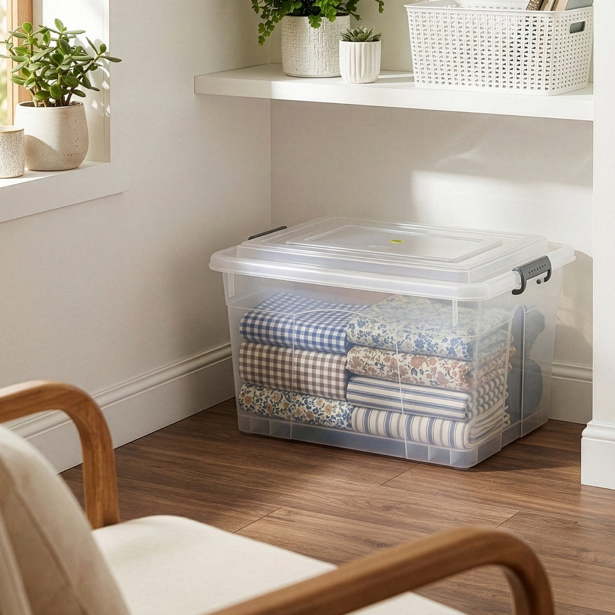 JIEPIN STORAGE BOX W/WHEELS(L) (9508) | TOYOGO Singapore – TOYOGO