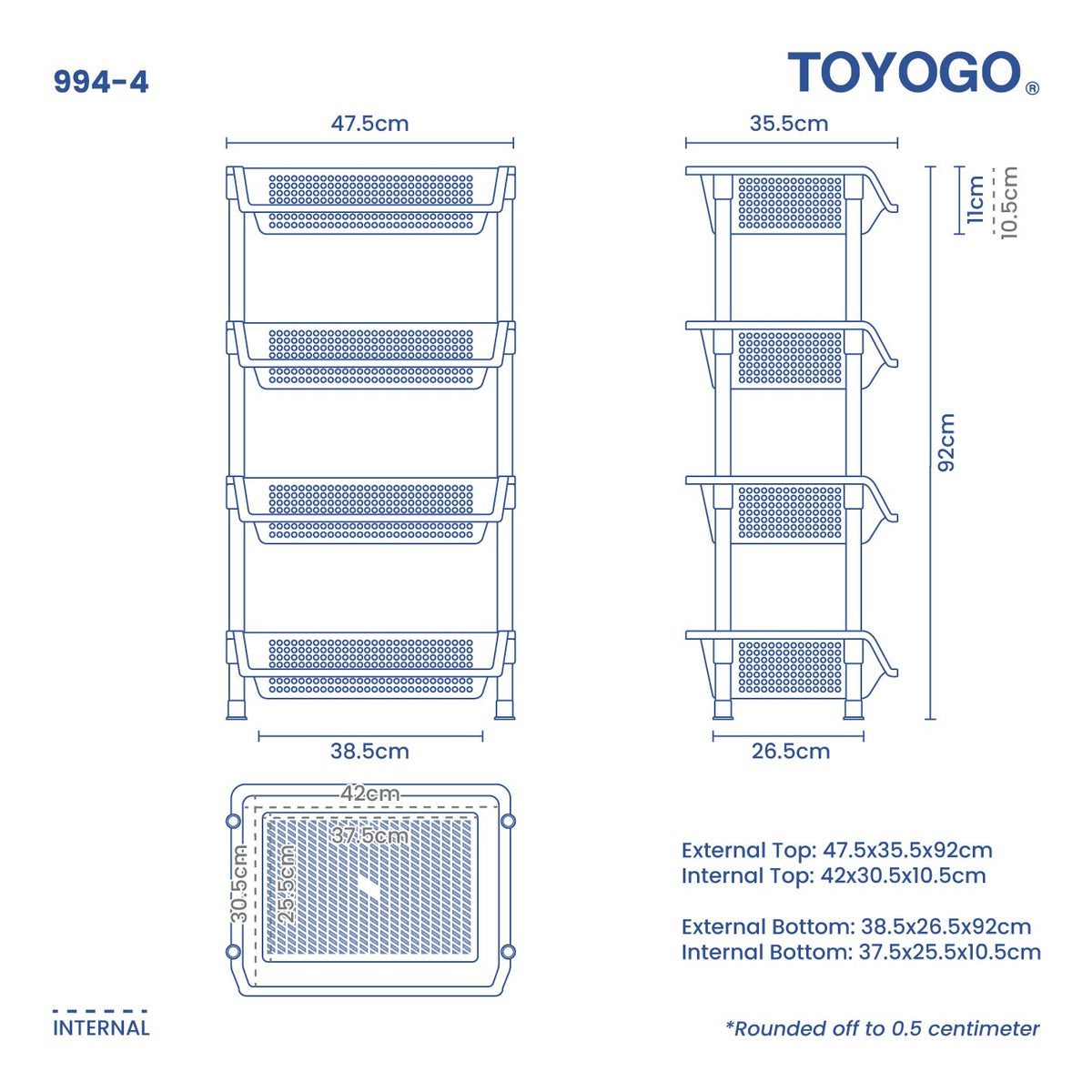 4 TIER DOC RACK (994-4) | TOYOGO Singapore – TOYOGO - CHUAN HENG
