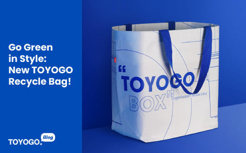 Image 71: We've come up with a highly sleek and functional recycle bag that is practical in terms of sizing (able to fold to minimise space and expand to maximise space) and is eco-friendly!