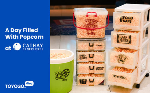 Turning heads at Cathay's "Bring Your Own Container"