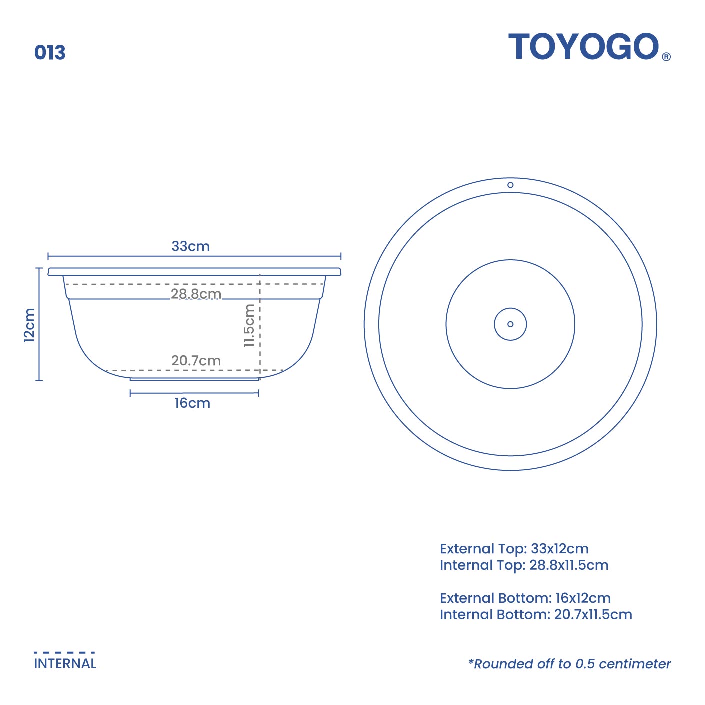 ESSENZA BASIN 13 INCH (013)