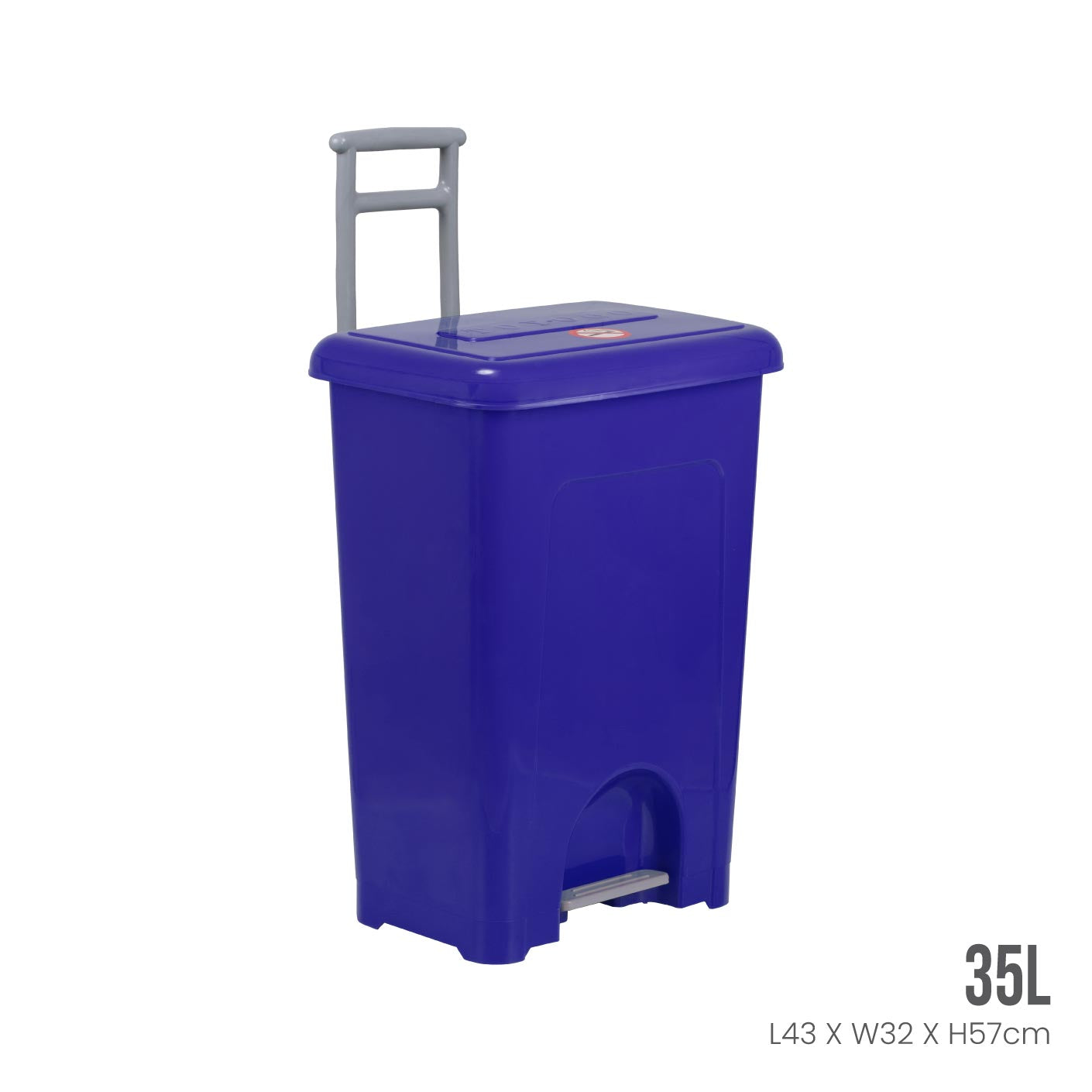 STEP BIN W/HANDLE 35L (1005)