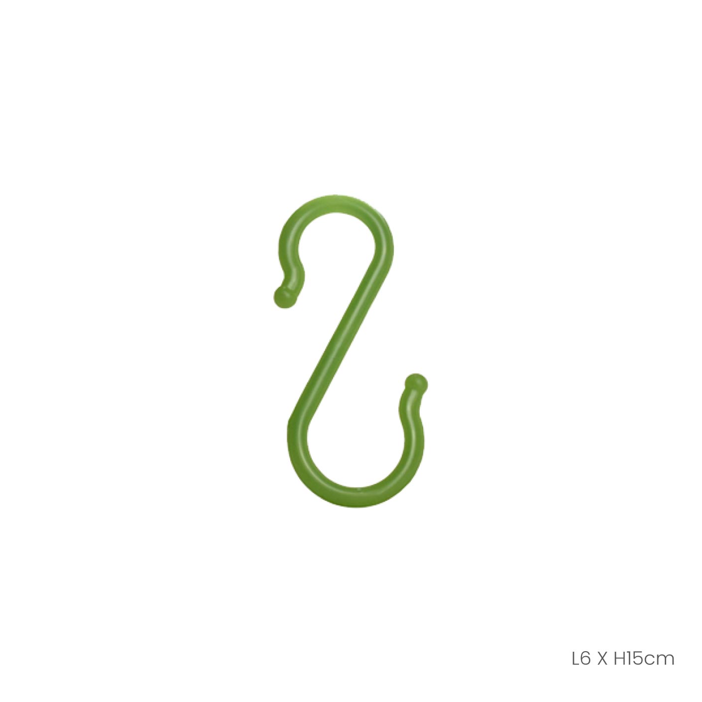4S PLASTIC S-HOOK (L) (105)