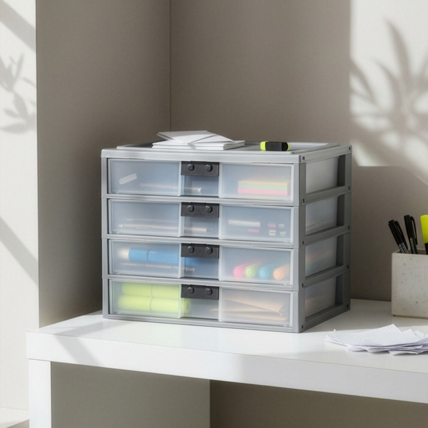 SEITON 4 TIER WIDE DRAWER (108-4)