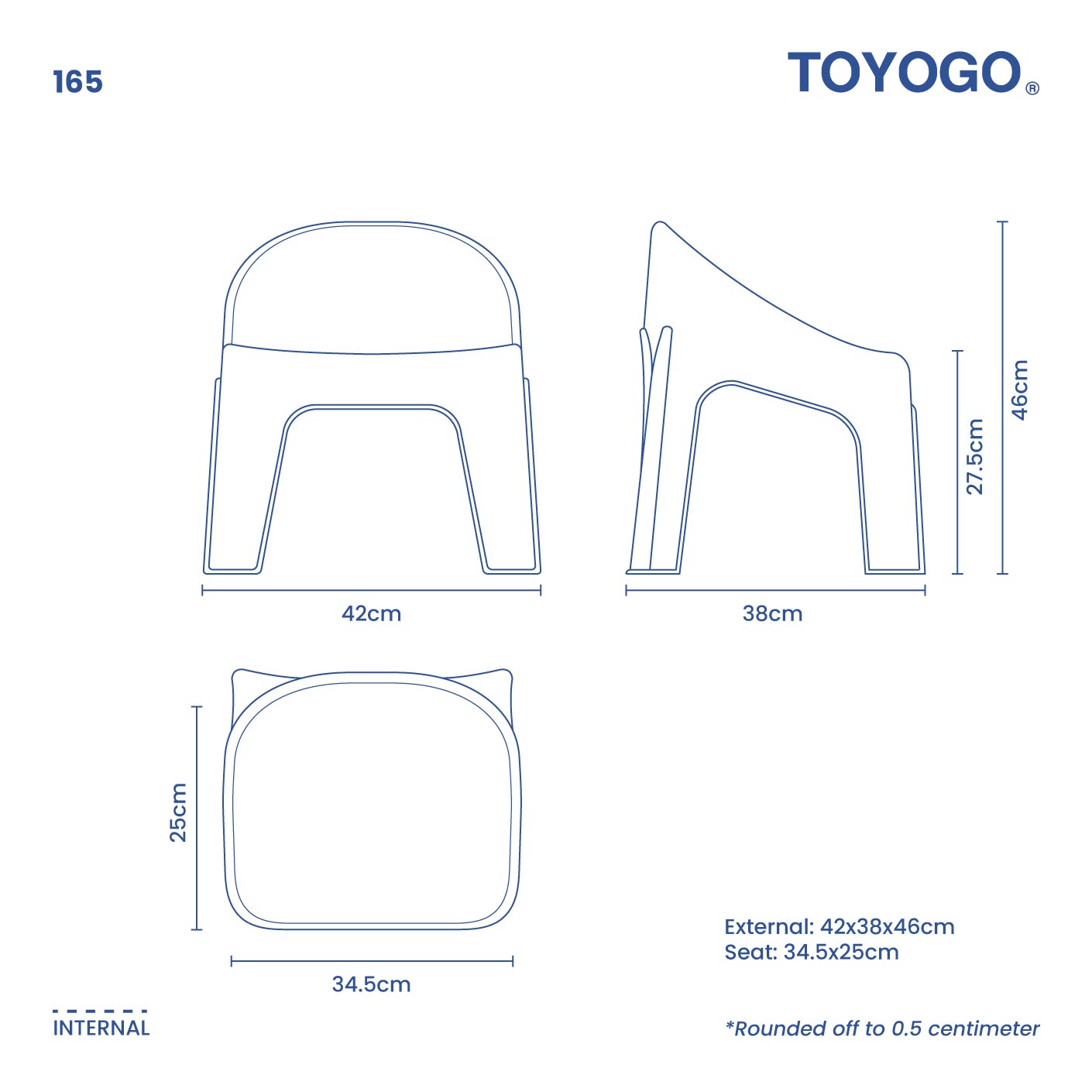 PON PON CHILDREN CHAIR (165)