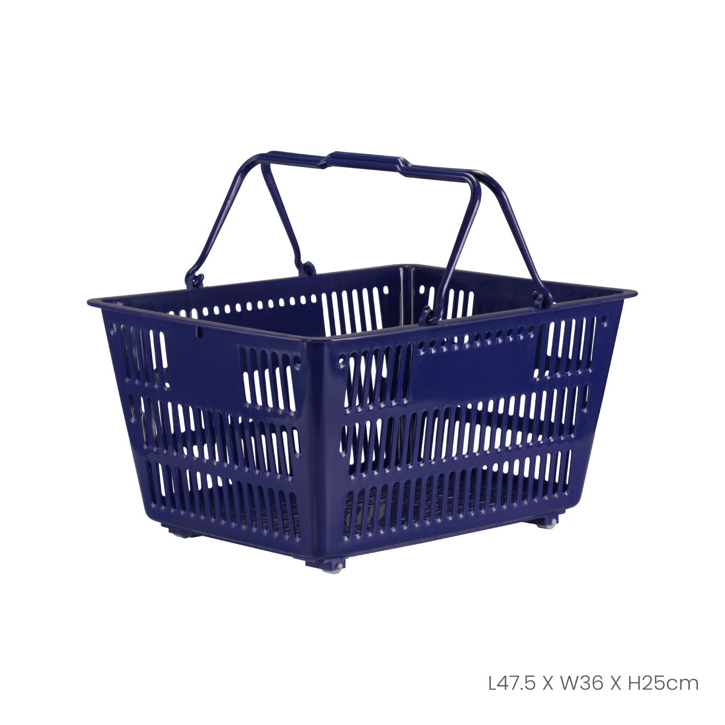 SHOPPING BASKET W/WHEELS (1730)