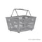 SHOPPING BASKET W/WHEELS (1730)