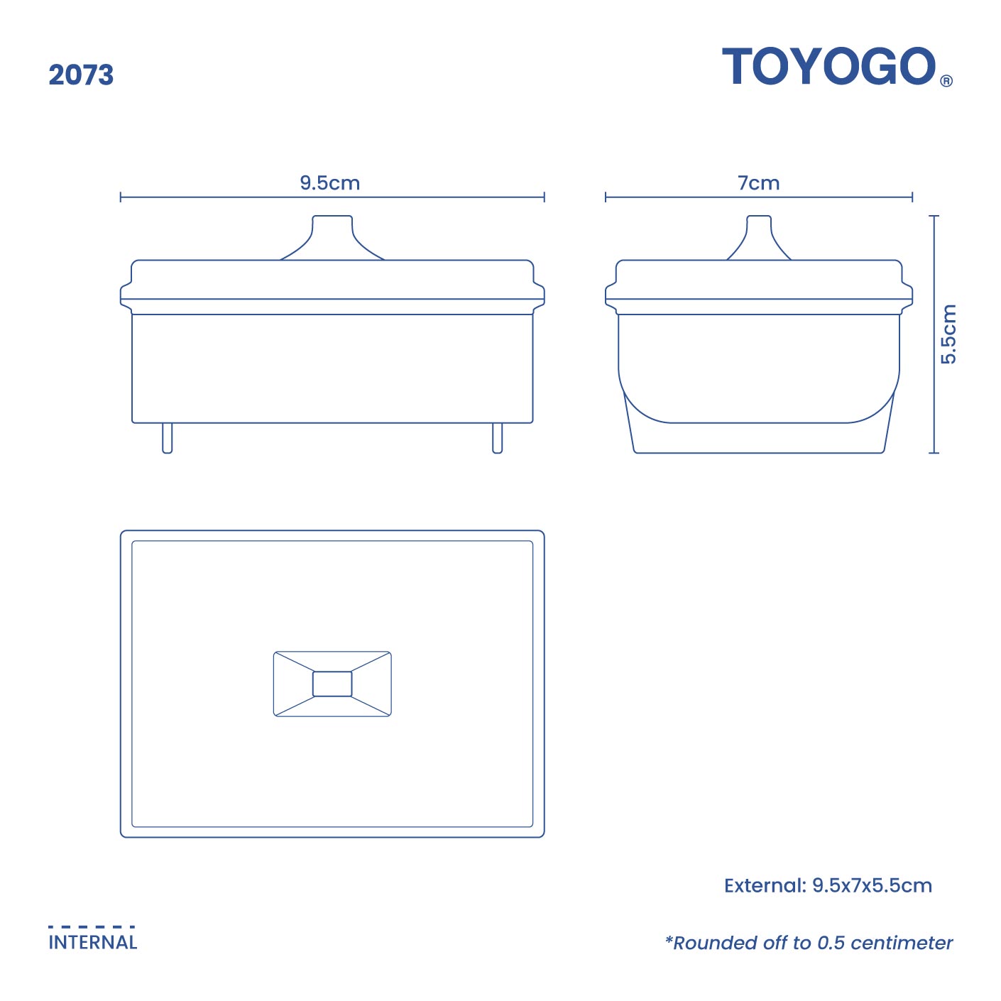 ELLY CASE WITH LID (2073)