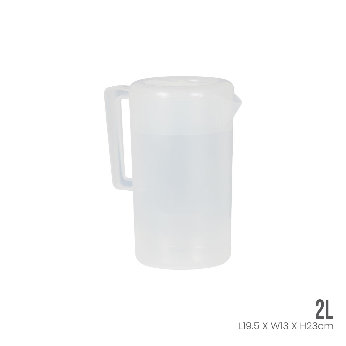 AQUA WATER JUG 2L - ROUND (236)