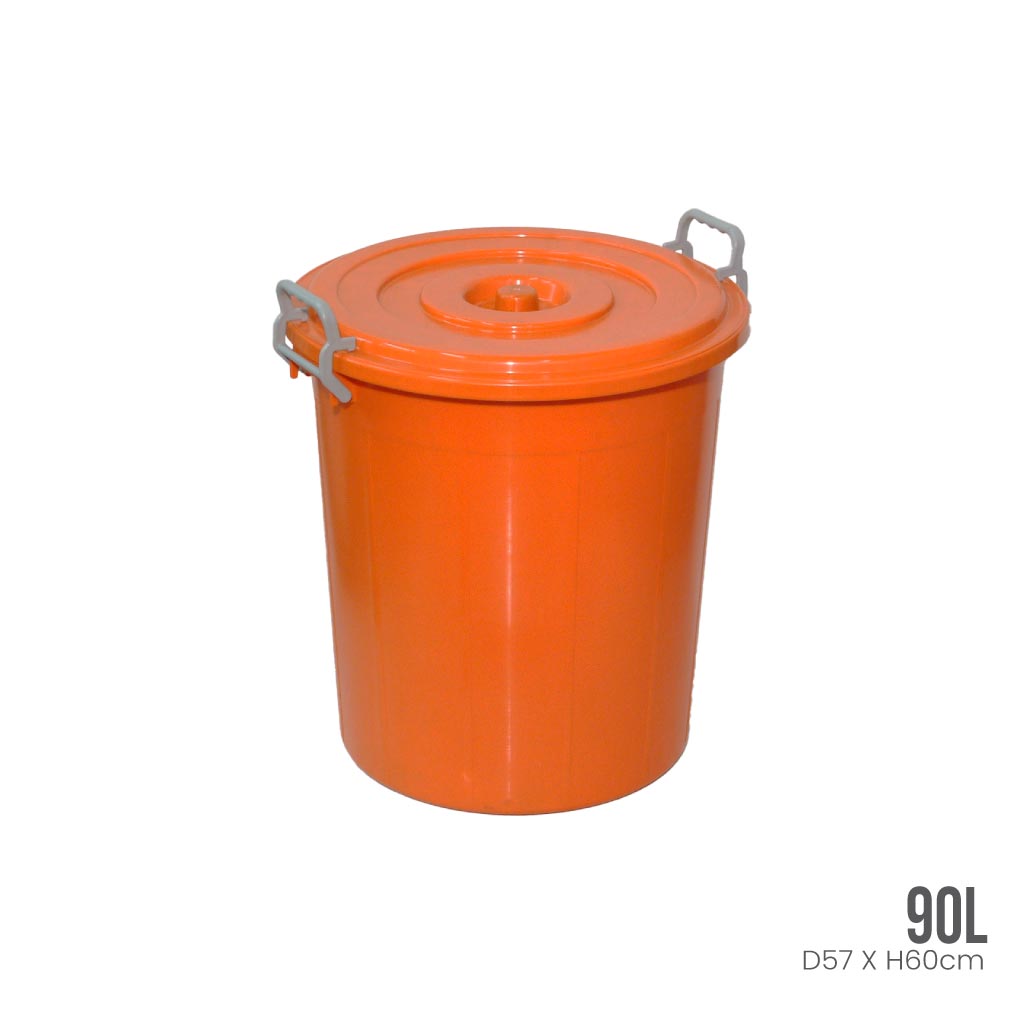 BIN W WHEEL W OCOVER 24 GAL (2400)