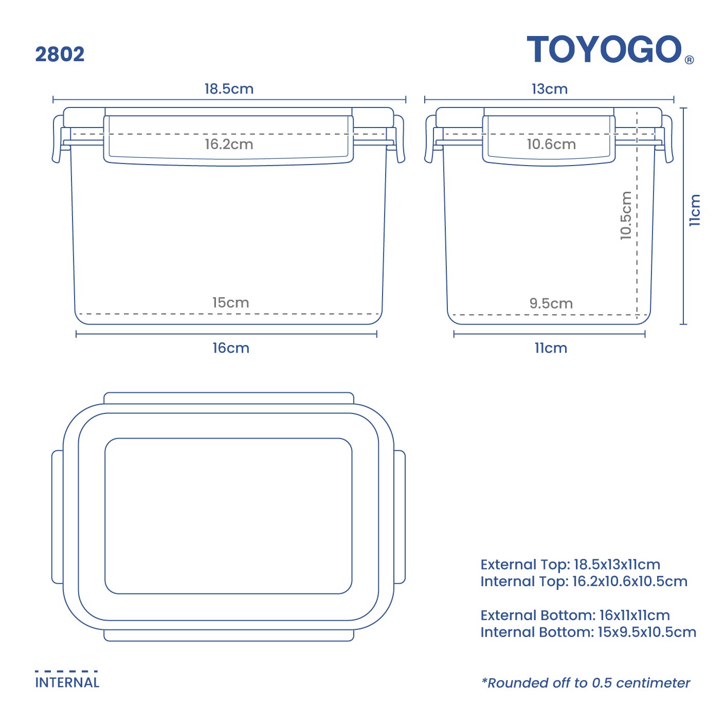 FRESH & TIGHT CONTAINER RT2 (2802)