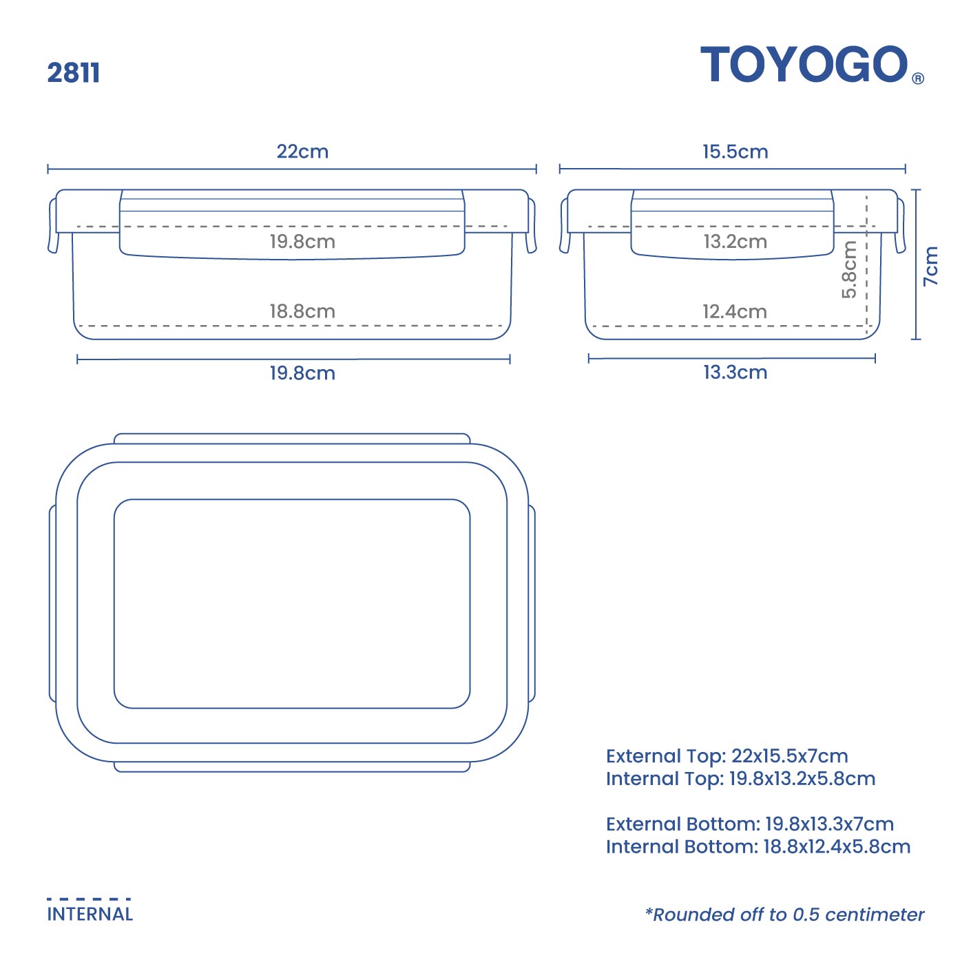 FRESH & TIGHT CONTAINER RT1 (2811)