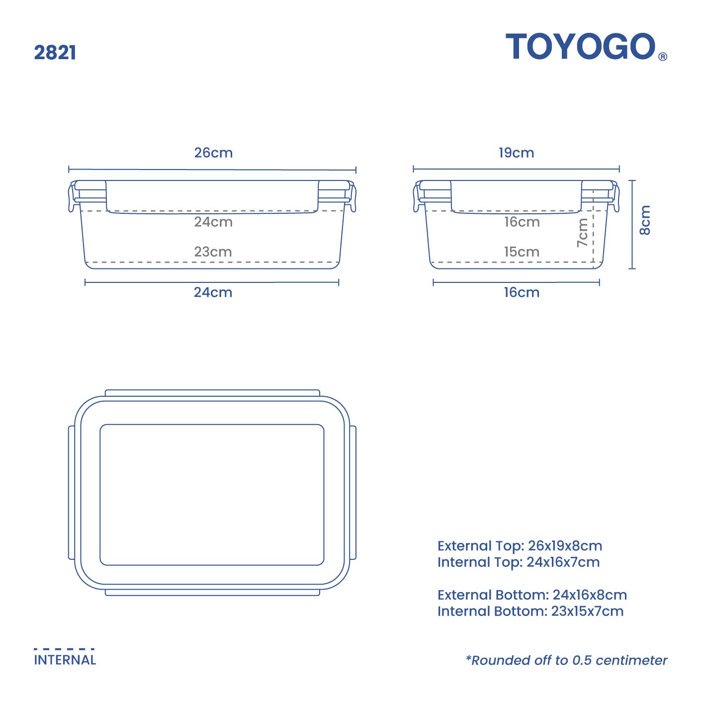 FRESH & TIGHT CONTAINER RT1 (2821)