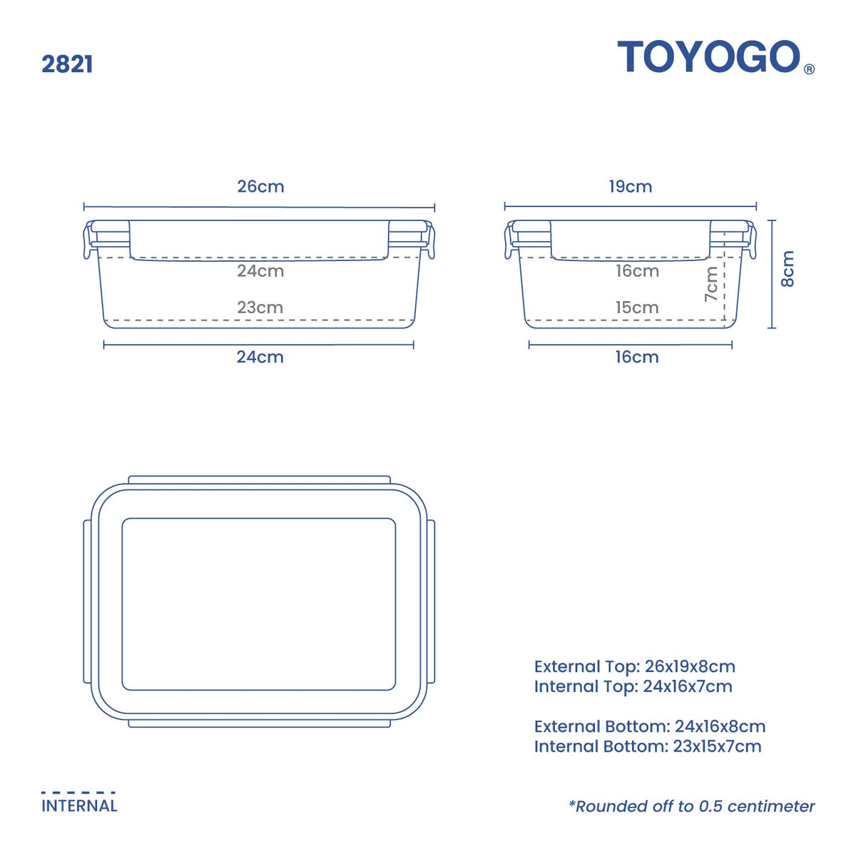 FRESH & TIGHT CONTAINER RT1 (2821) | TOYOGO Singapore – TOYOGO - CHUAN HENG