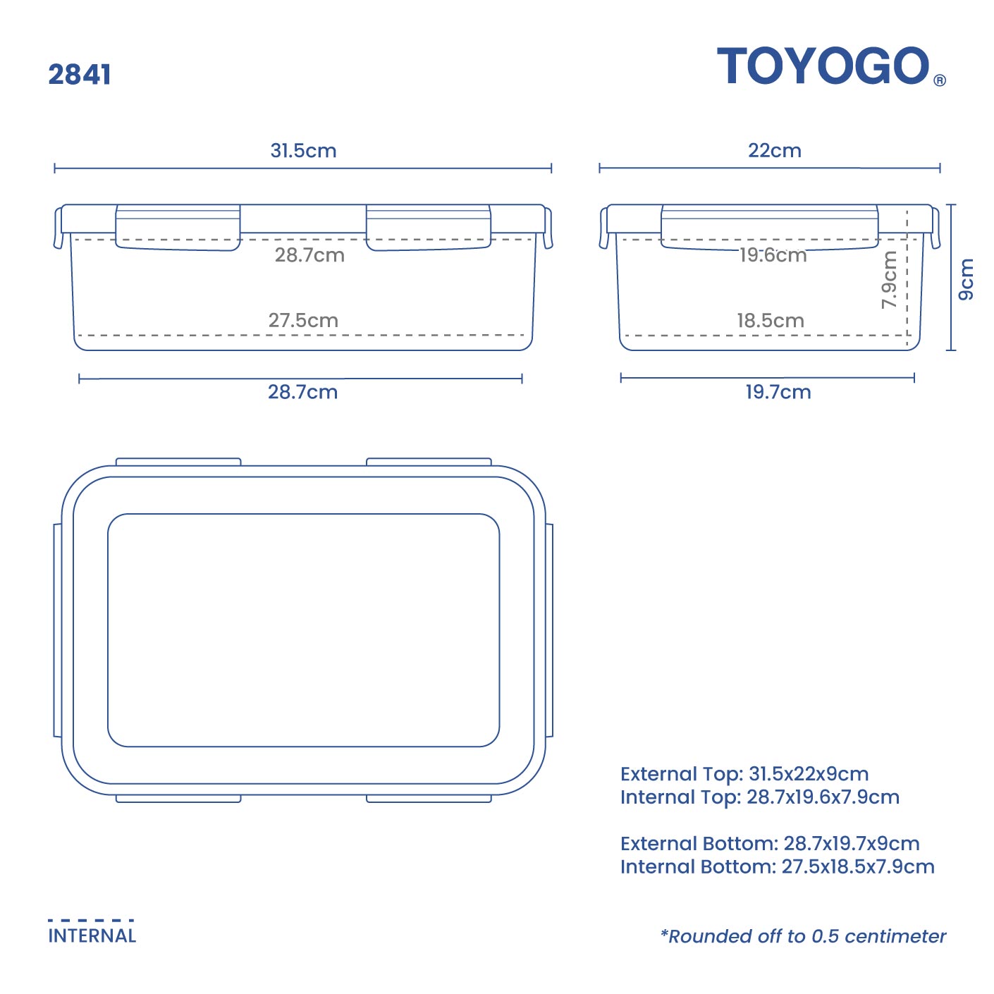 FRESH & TIGHT CONTAINER RT1 (2841) | TOYOGO Singapore – TOYOGO