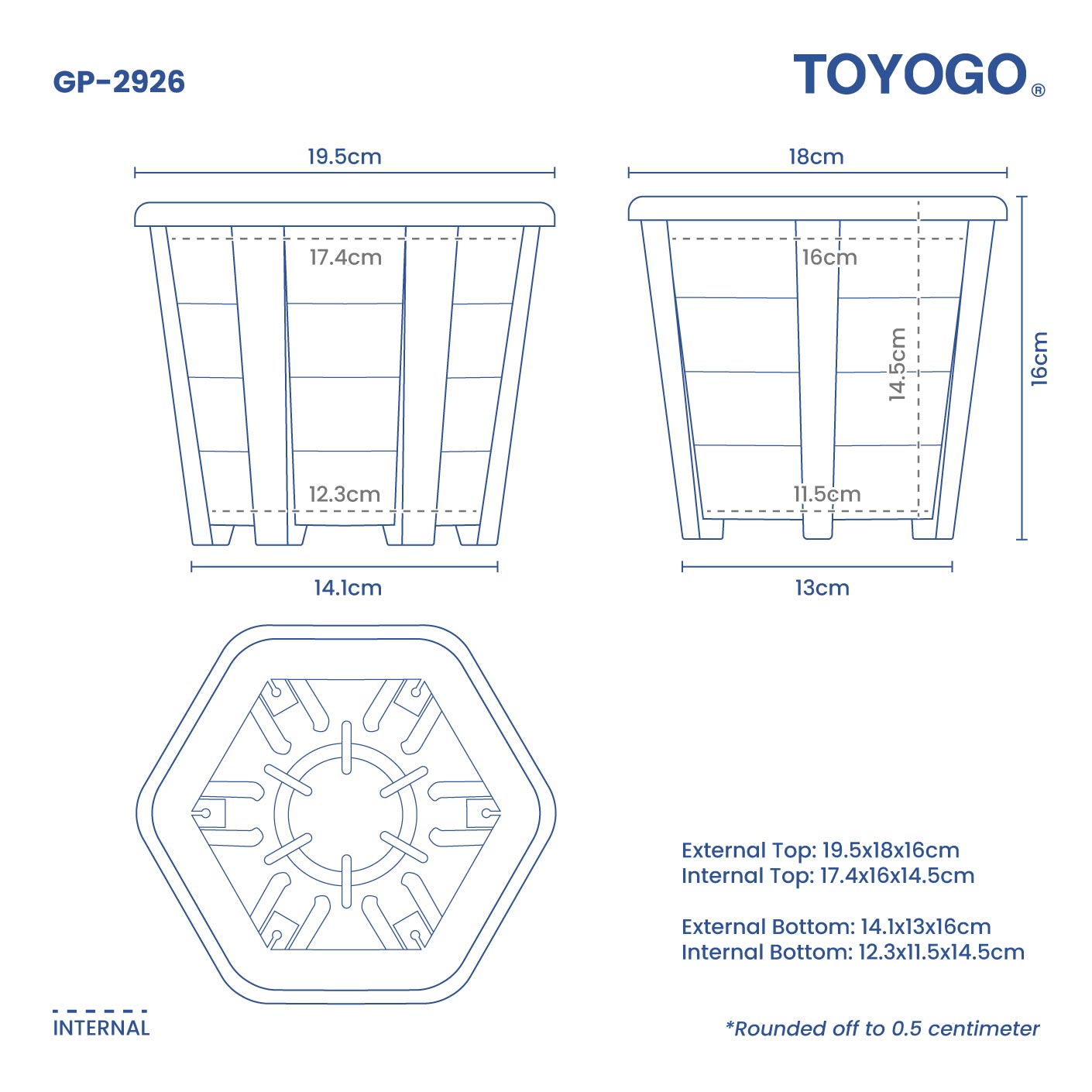 FURAWA GARDEN POT - NO.1 (GP2926)