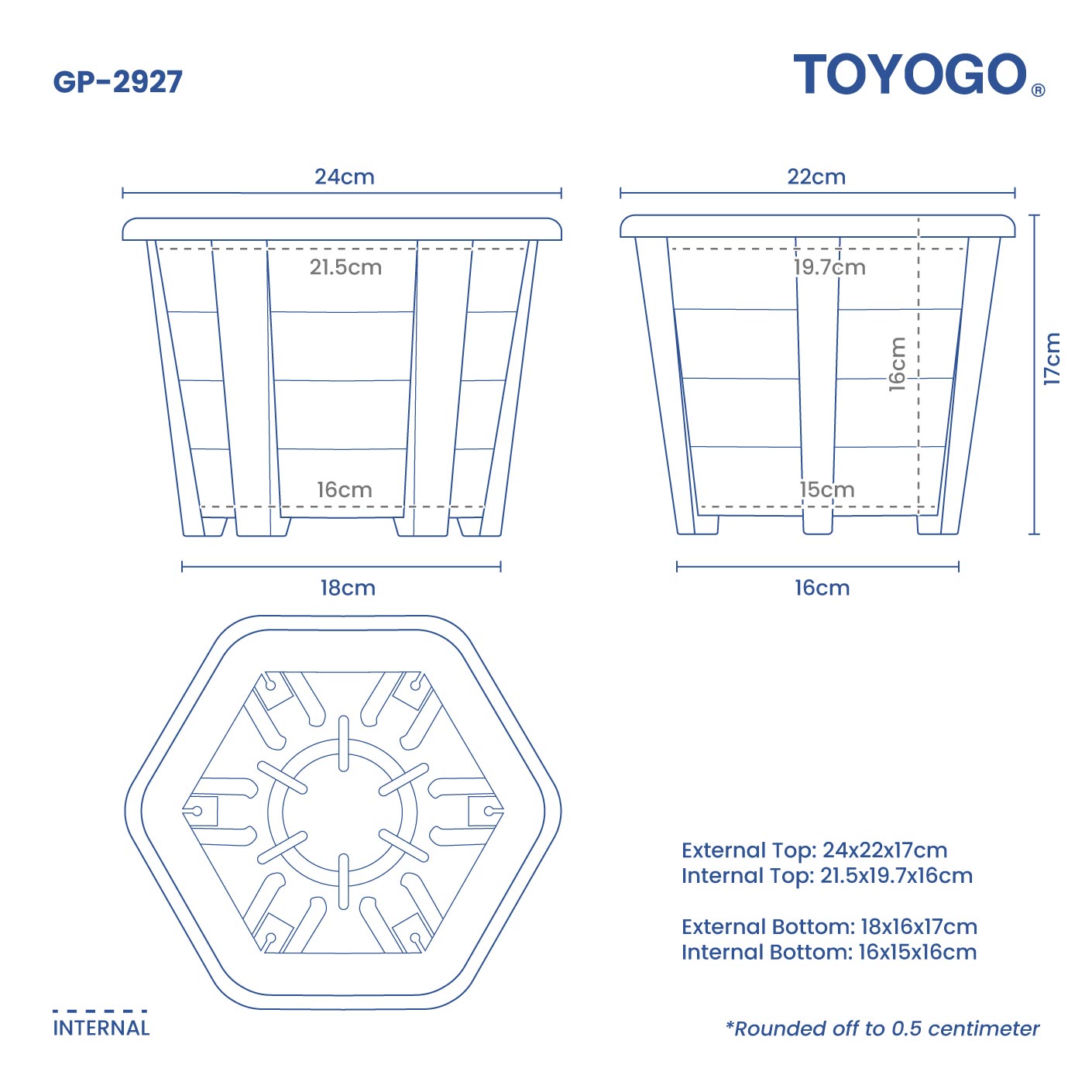 FURAWA GARDEN POT - NO.2 (GP2927)