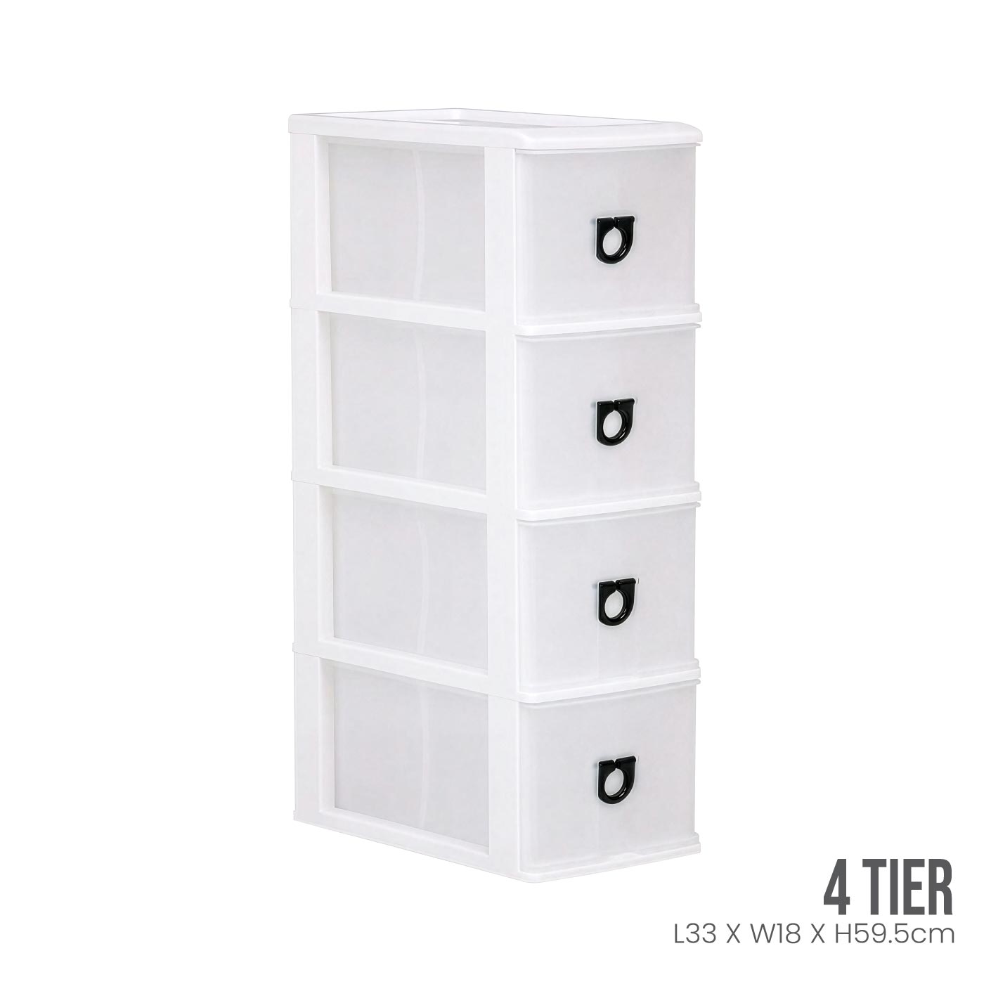 4 TIER CD/SAT DRAWER (302-4)