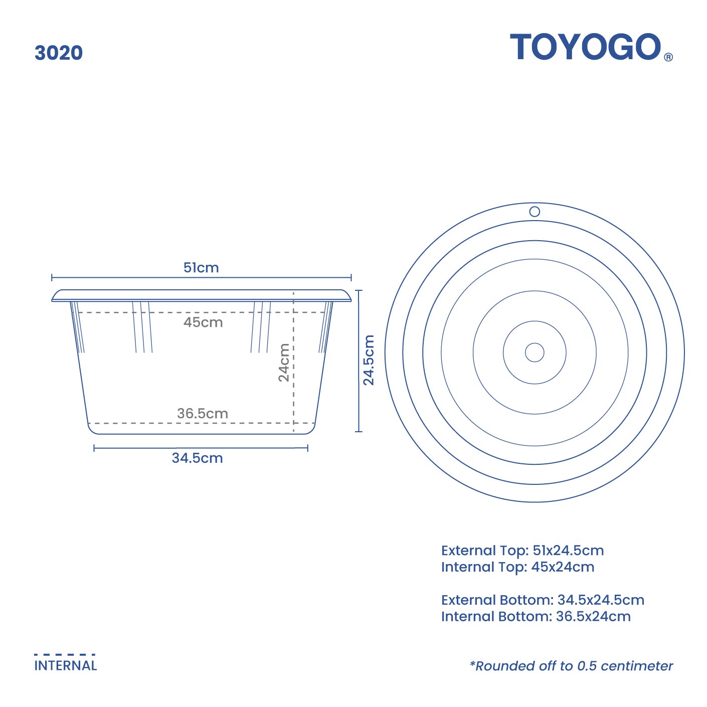 BASIN 20 INCH (3020)