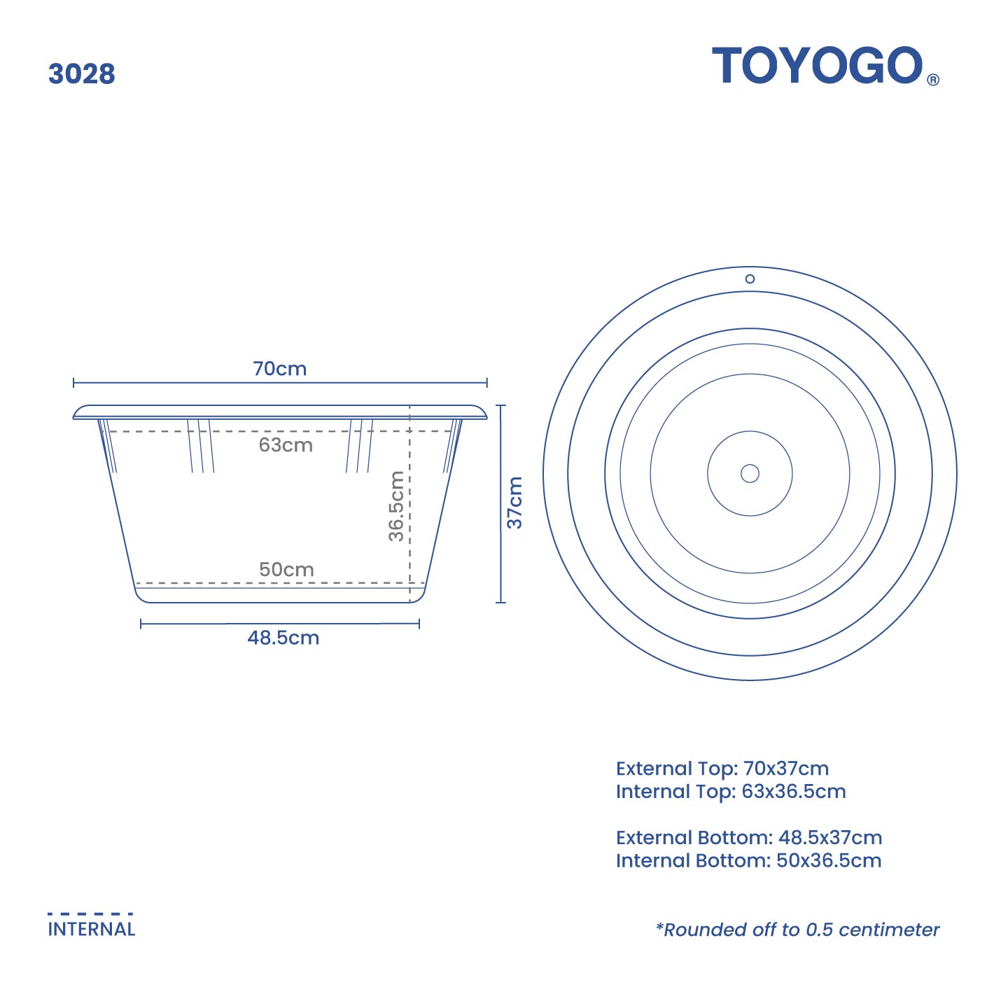BASIN 28 INCH (3028)
