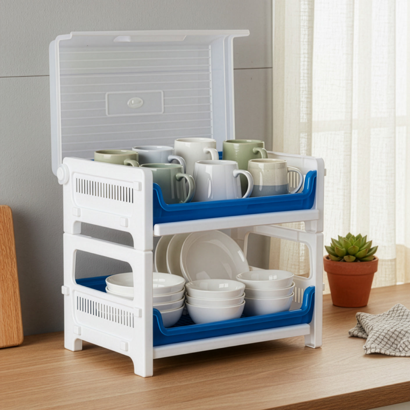 (KT-316)2 TIER DISH RACK (316)