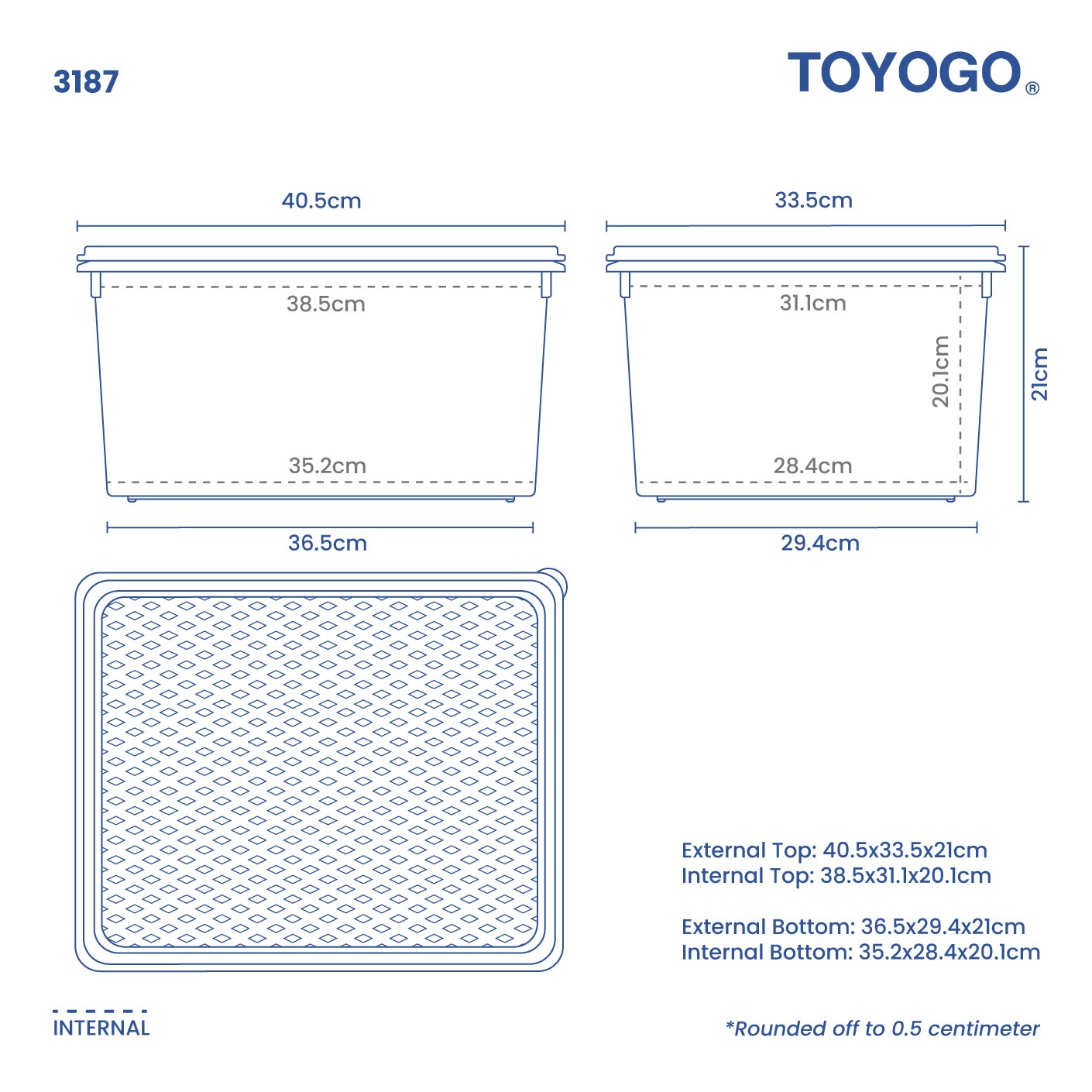 KESSHO CONTAINER BOX (3187)