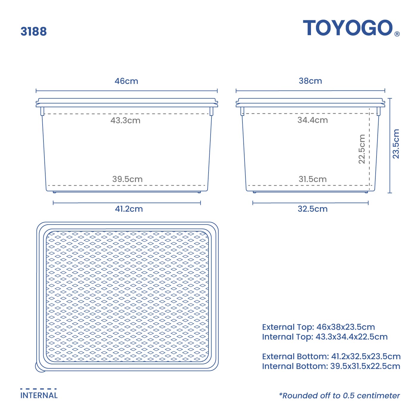 KESSHO CONTAINER BOX (3188)