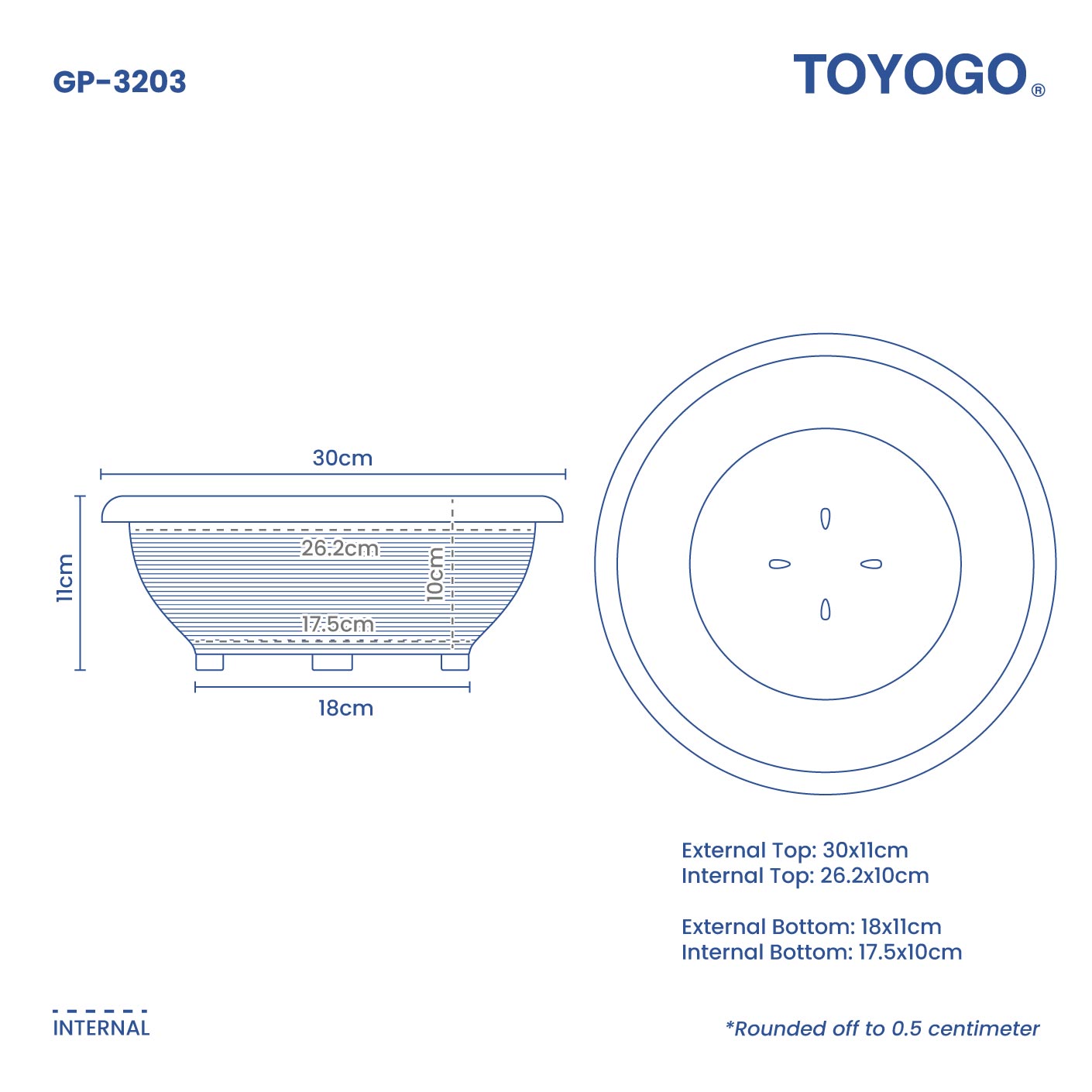 BONSAI GARDEN POT - NO.3 (GP3203)