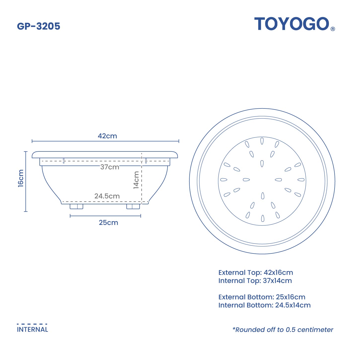 BONSAI GARDEN POT - NO.5 (GP3205)