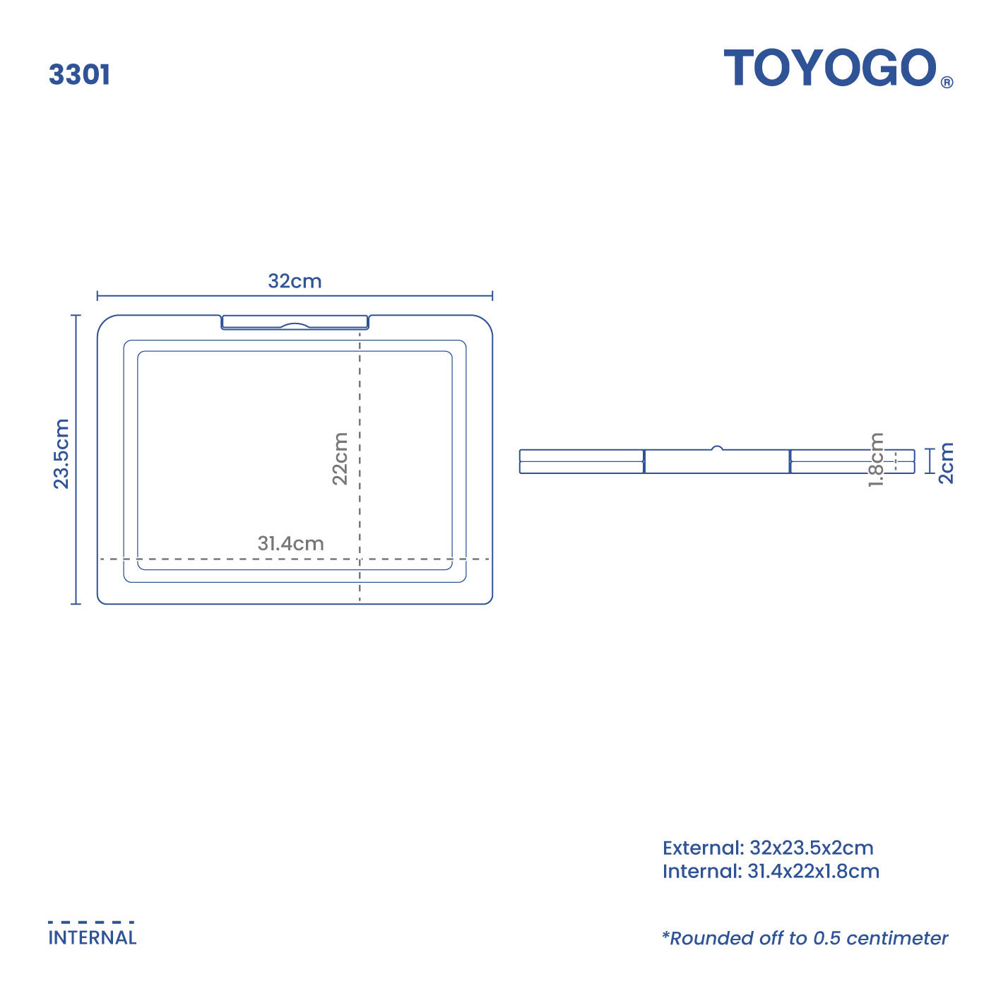 ZIPPY A4 FILE CASE 1CM (3301)