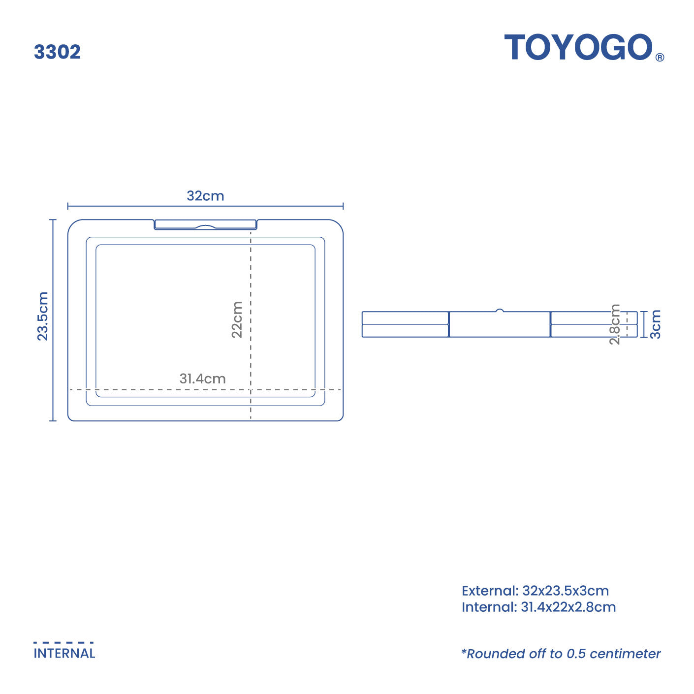 ZIPPY A4 FILE CASE 2CM (3302)