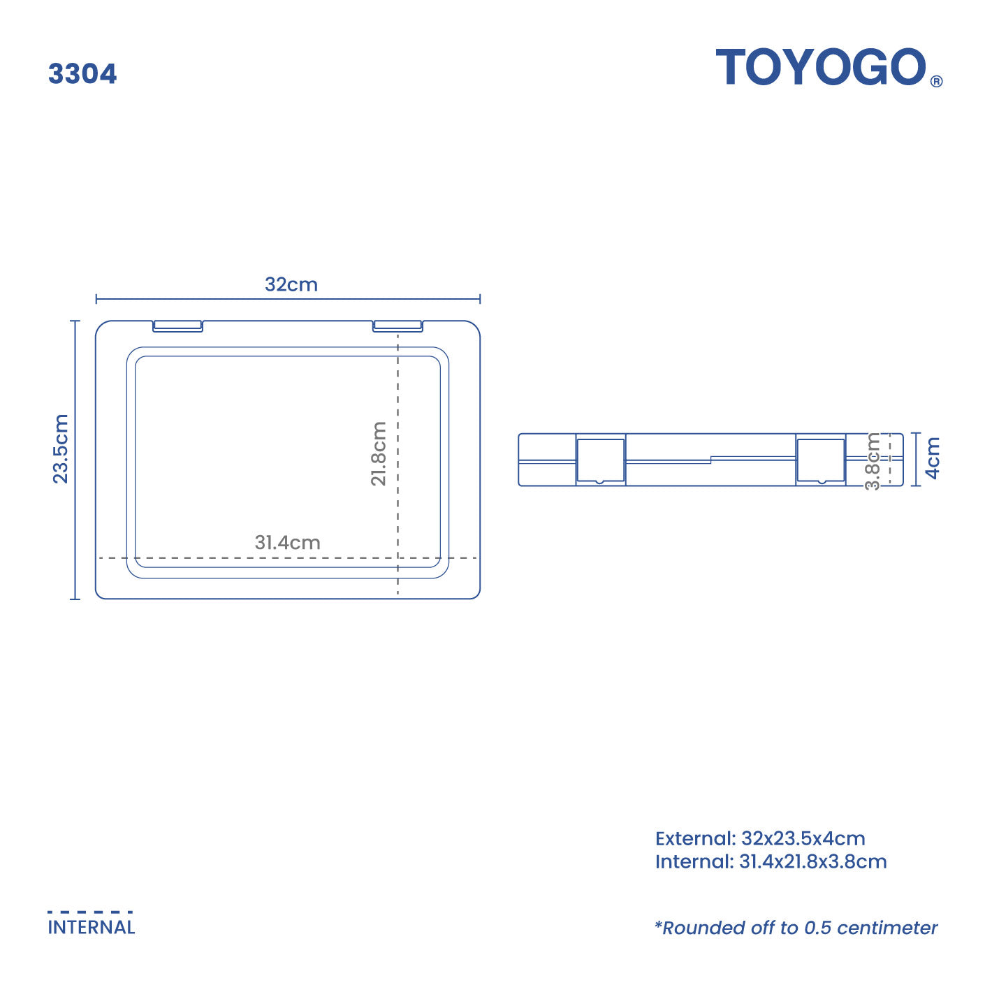 ZIPPY A4 FILE CASE 4CM (3304)