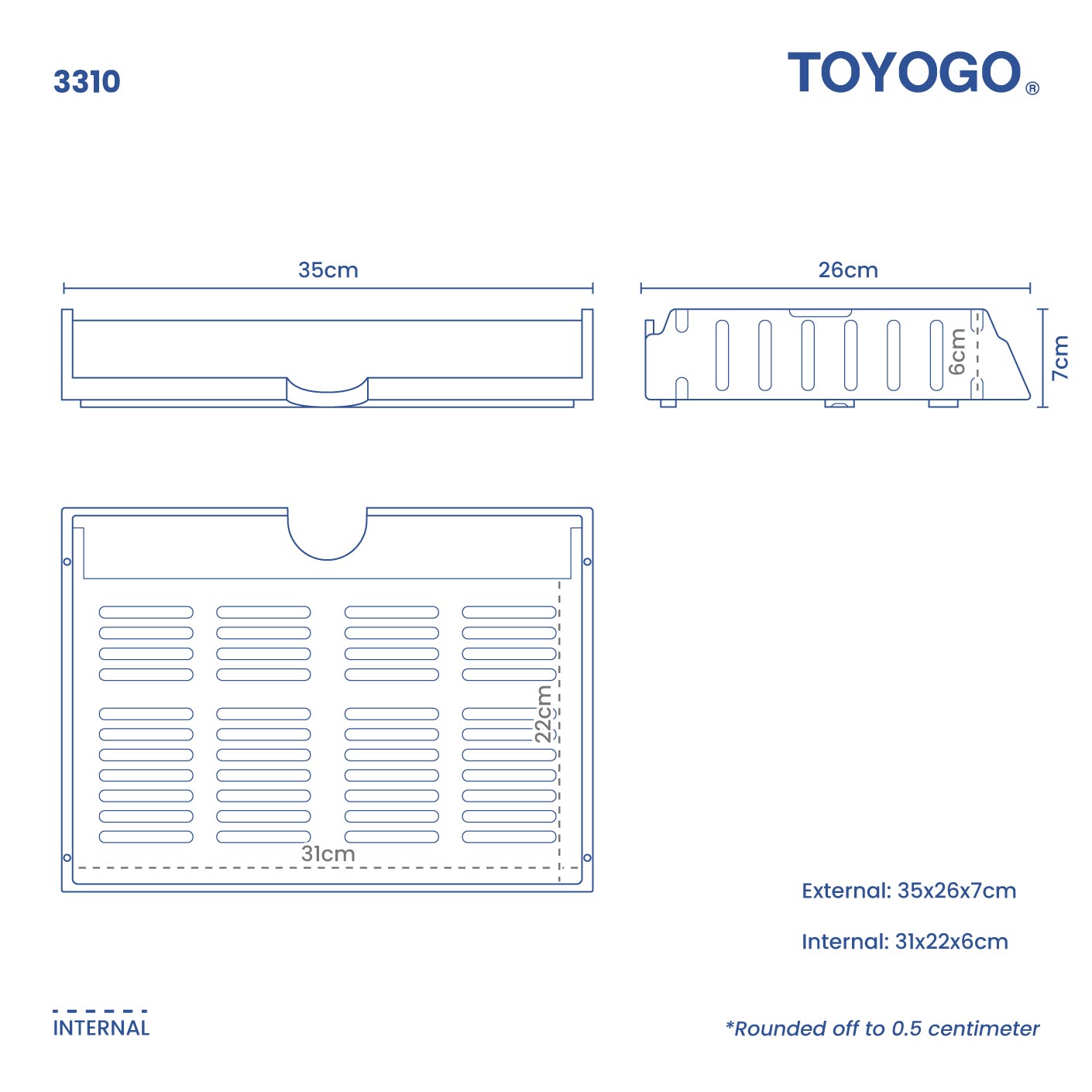 DADA A4 DESK RACK (3310)
