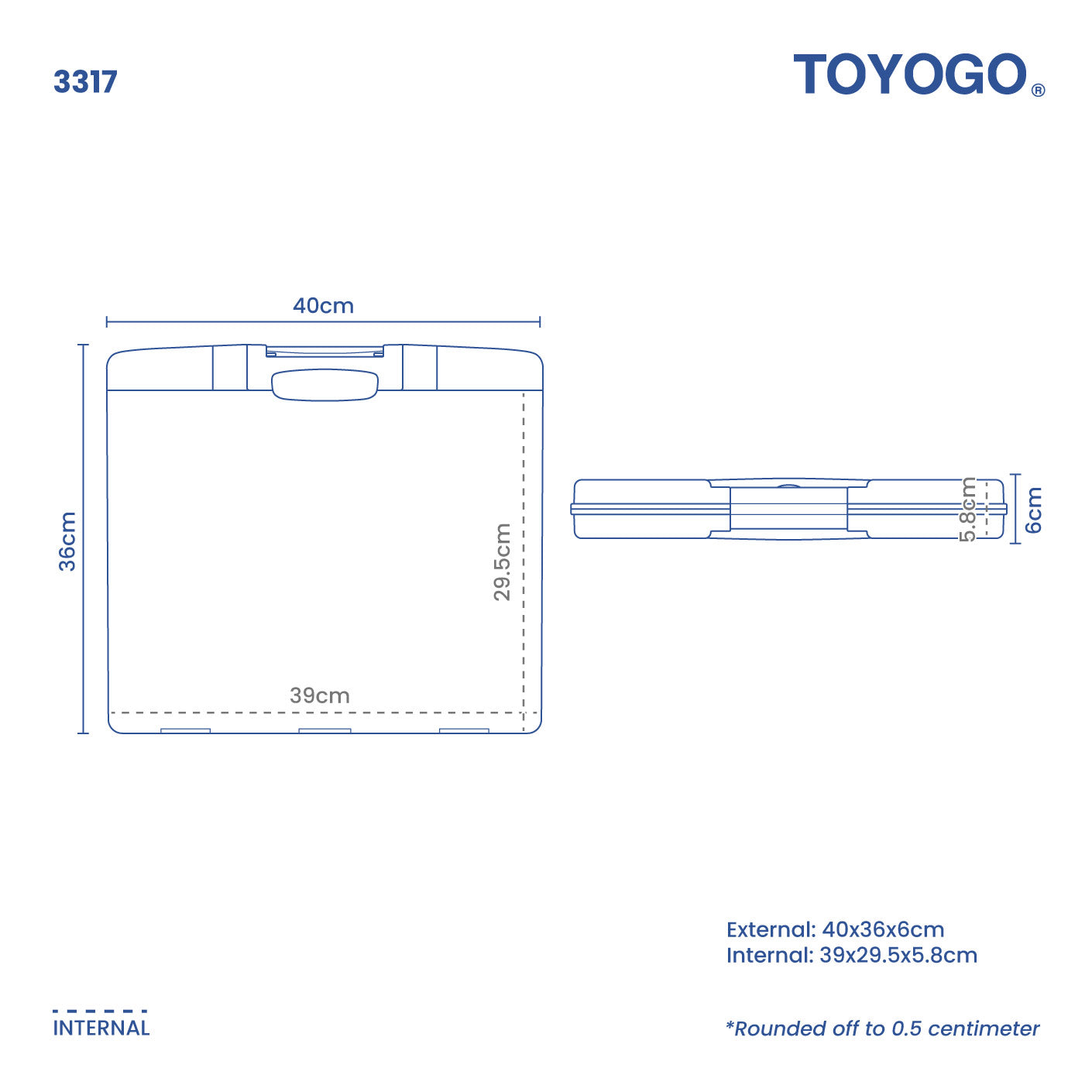 CARTELLA DRAWING BOARD CASE 5.8CM (3317)