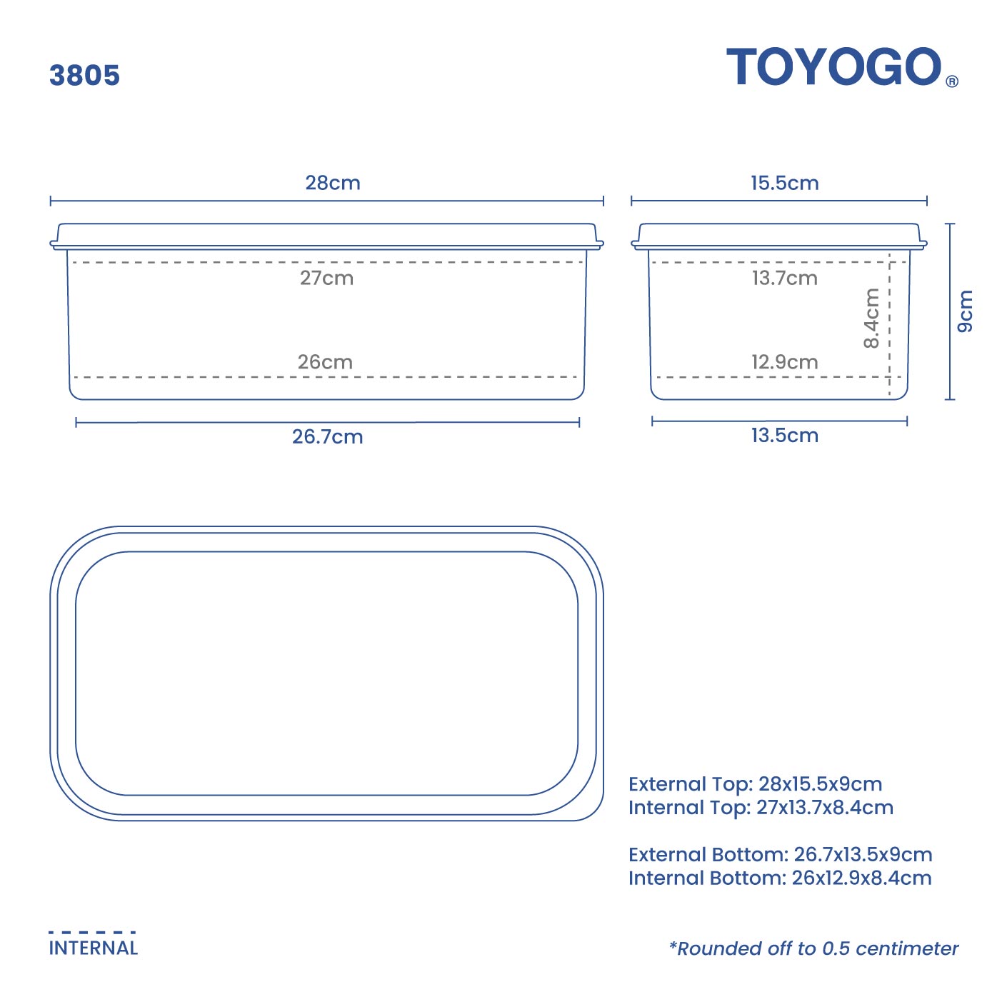 CRISTALLO FREEZER BOX (3805)