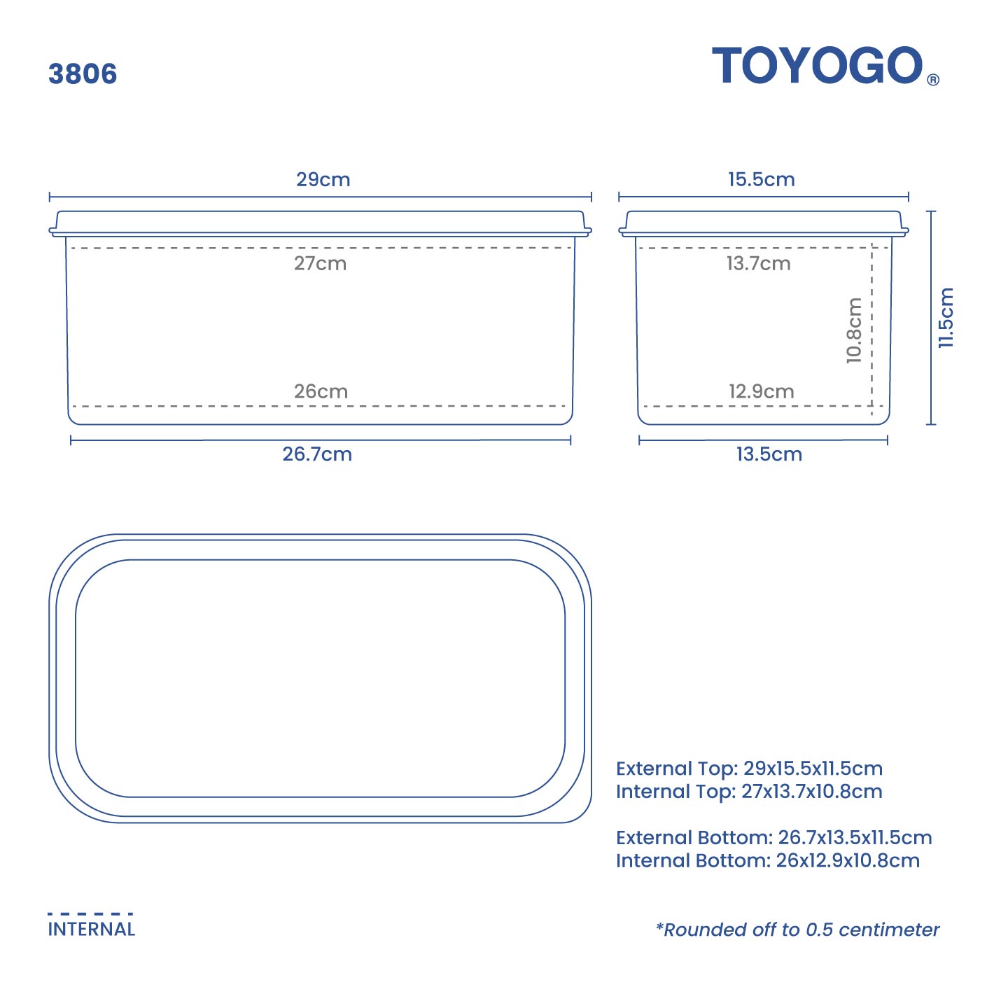 CRISTALLO FREEZER BOX (3806)