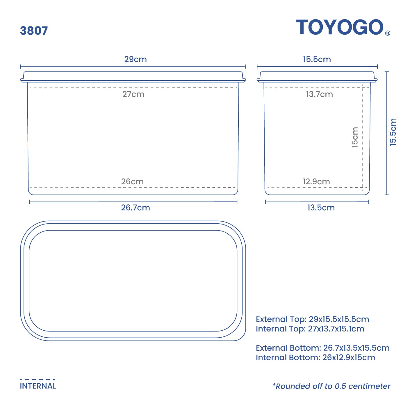 CRISTALLO FREEZER BOX (3807)
