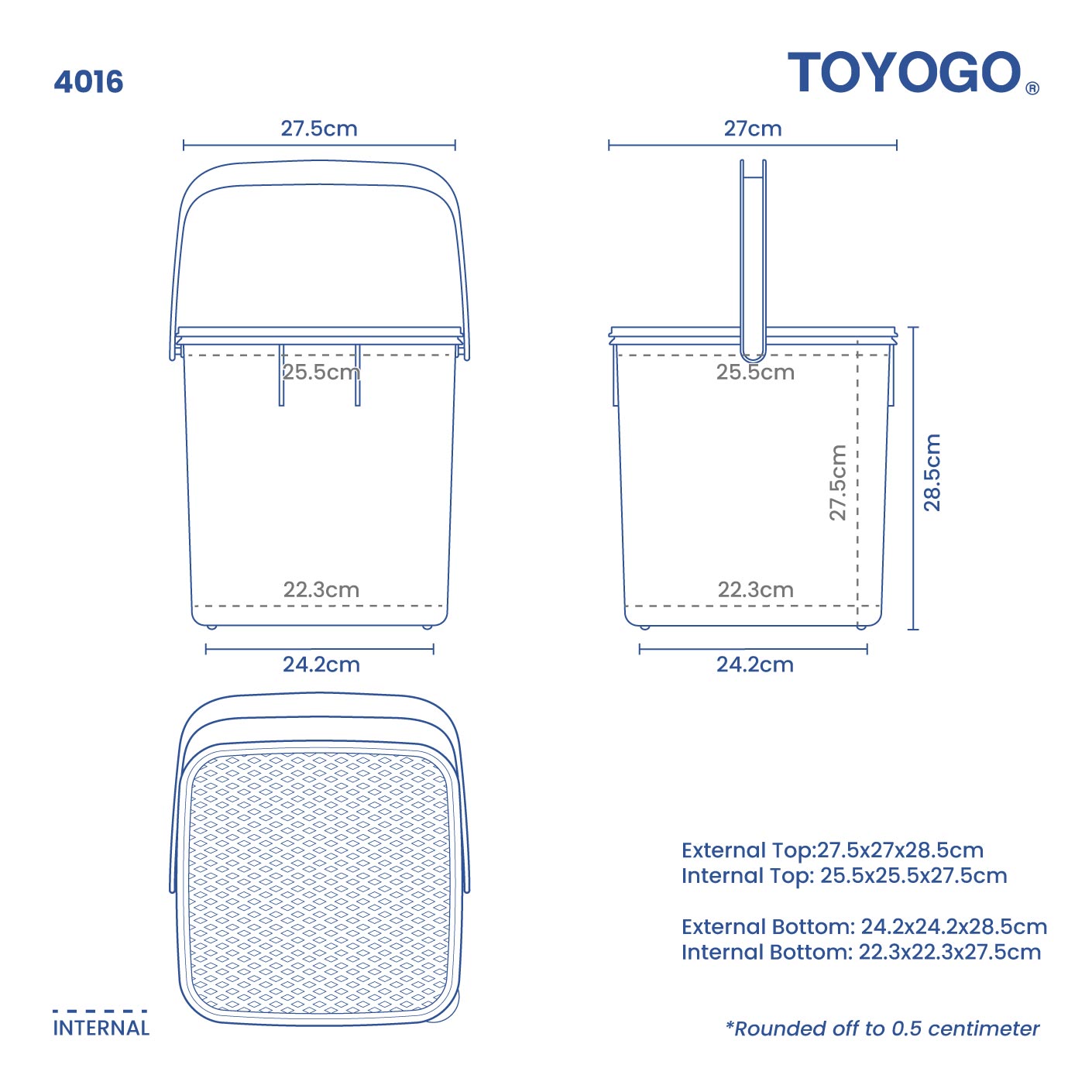 SQ HANDY CONTAINER (L) (4016)