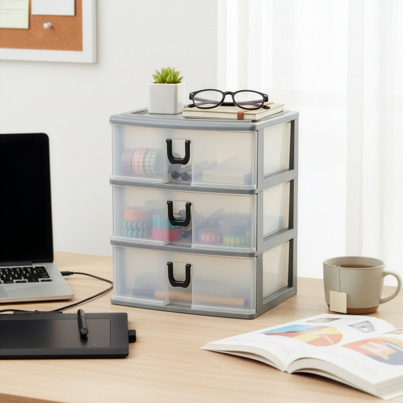 3 TIER COLLEGE A4 DRAWER (408-3)