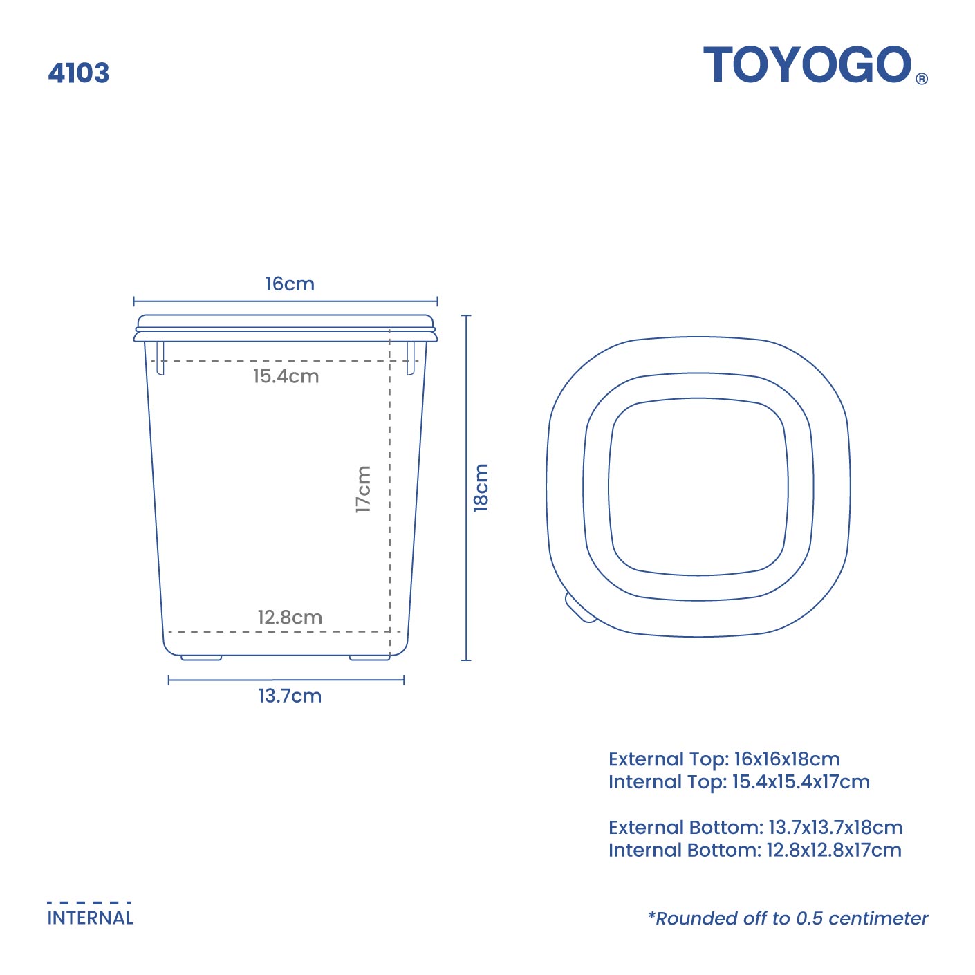 FRESH SQ HIGH BOX (4103)