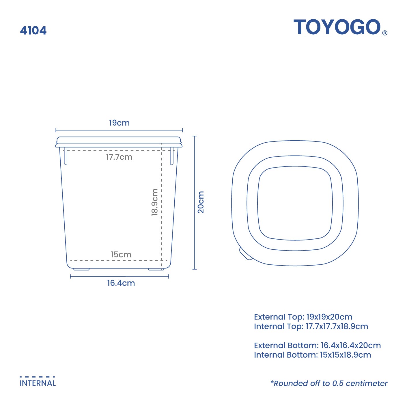 FRESH SQ HIGH BOX (4104)