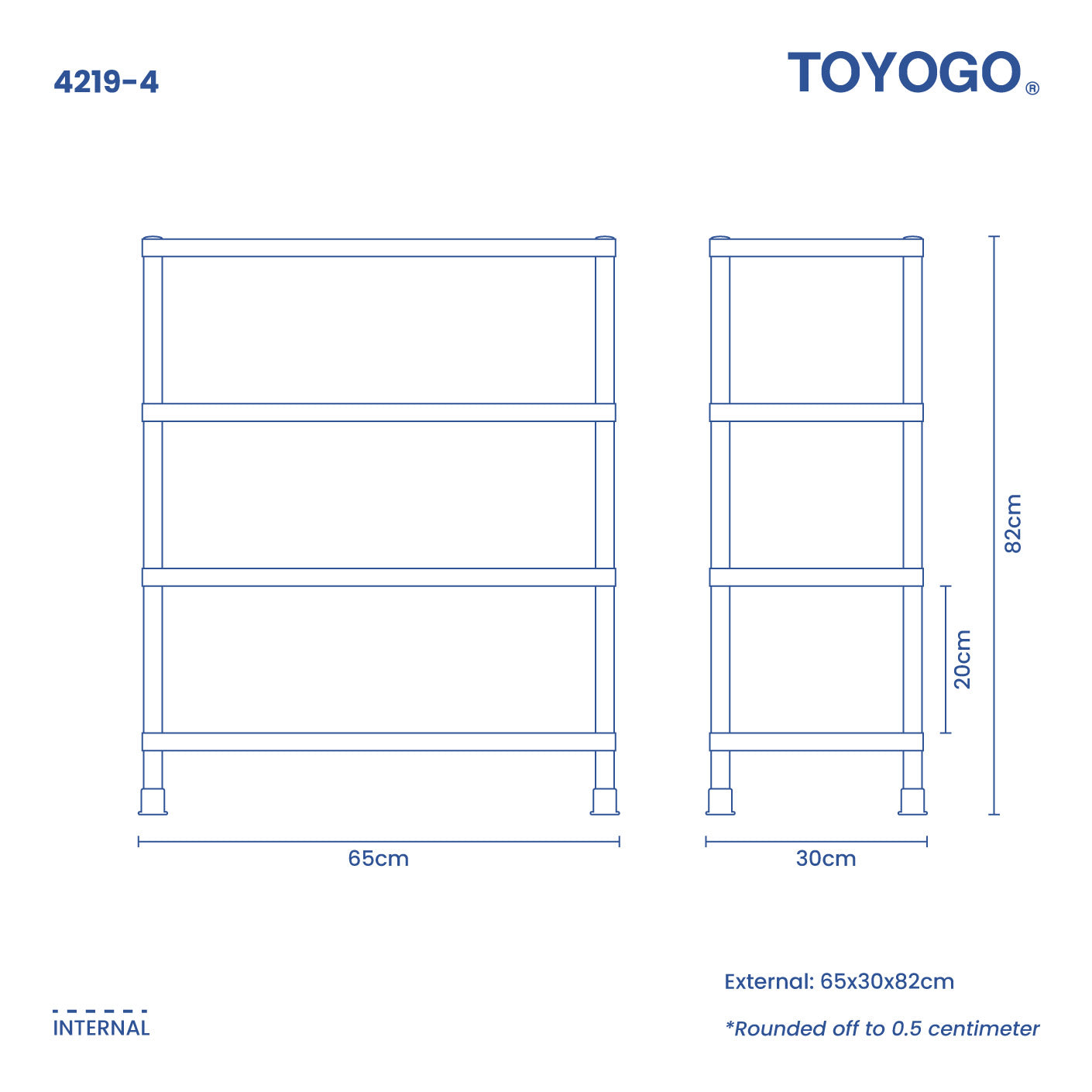 4 TIER SHOE CUM MULTI RACK (4219-4)