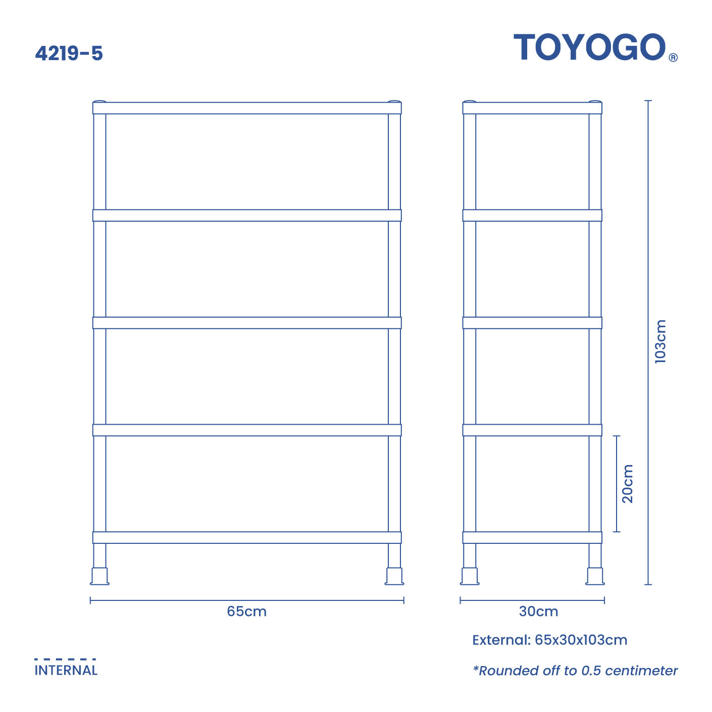 5 TIER SHOE CUM MULTI RACK (4219-5)