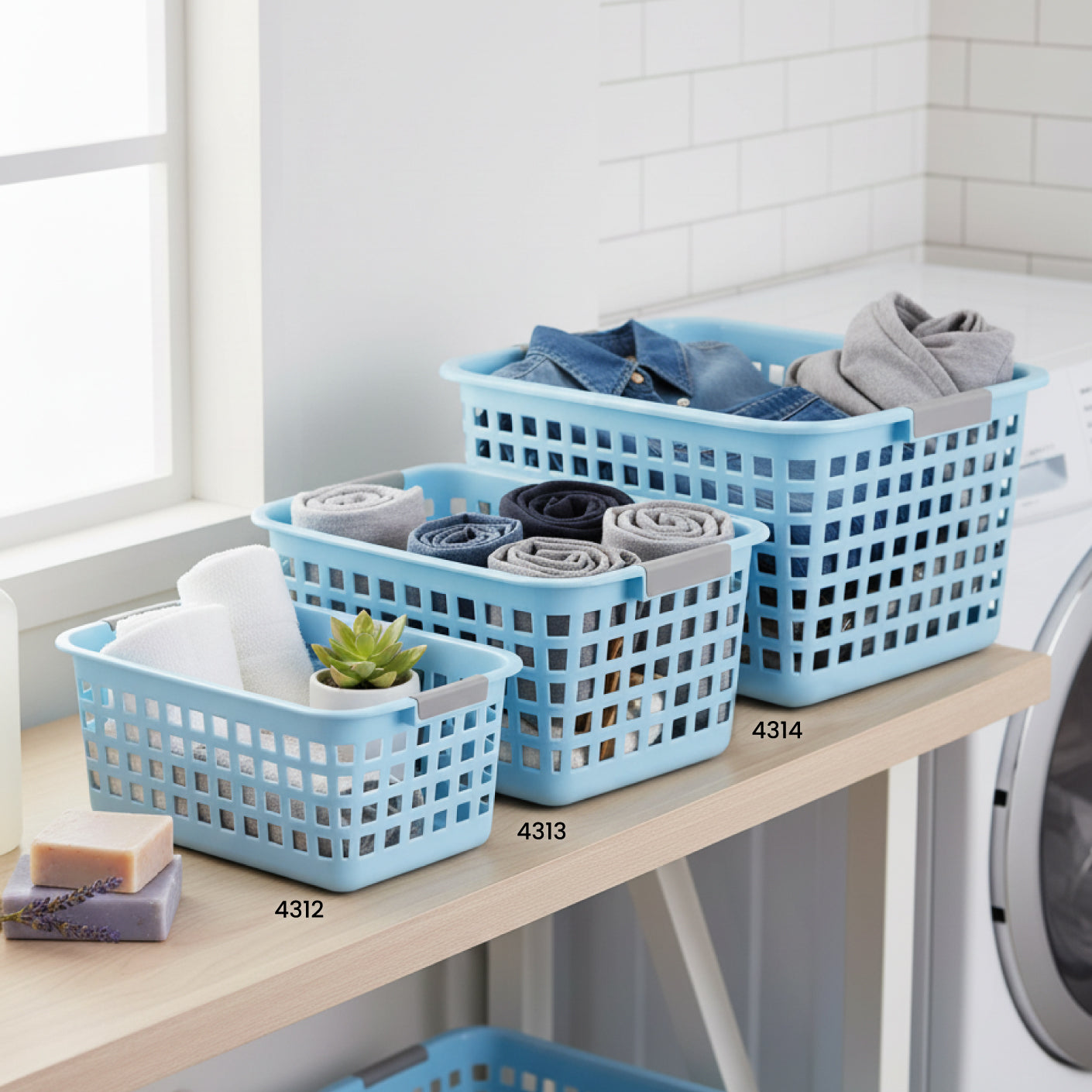 PON-PON BASKET (L) (4314)