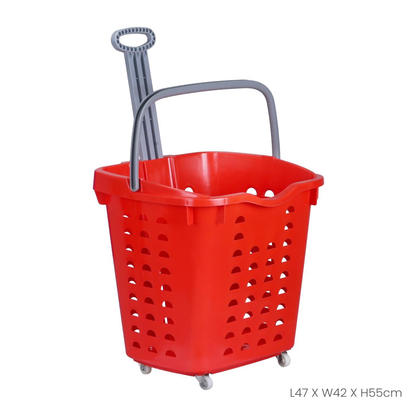 SHOPPING BASKET TROLLEY (4321)