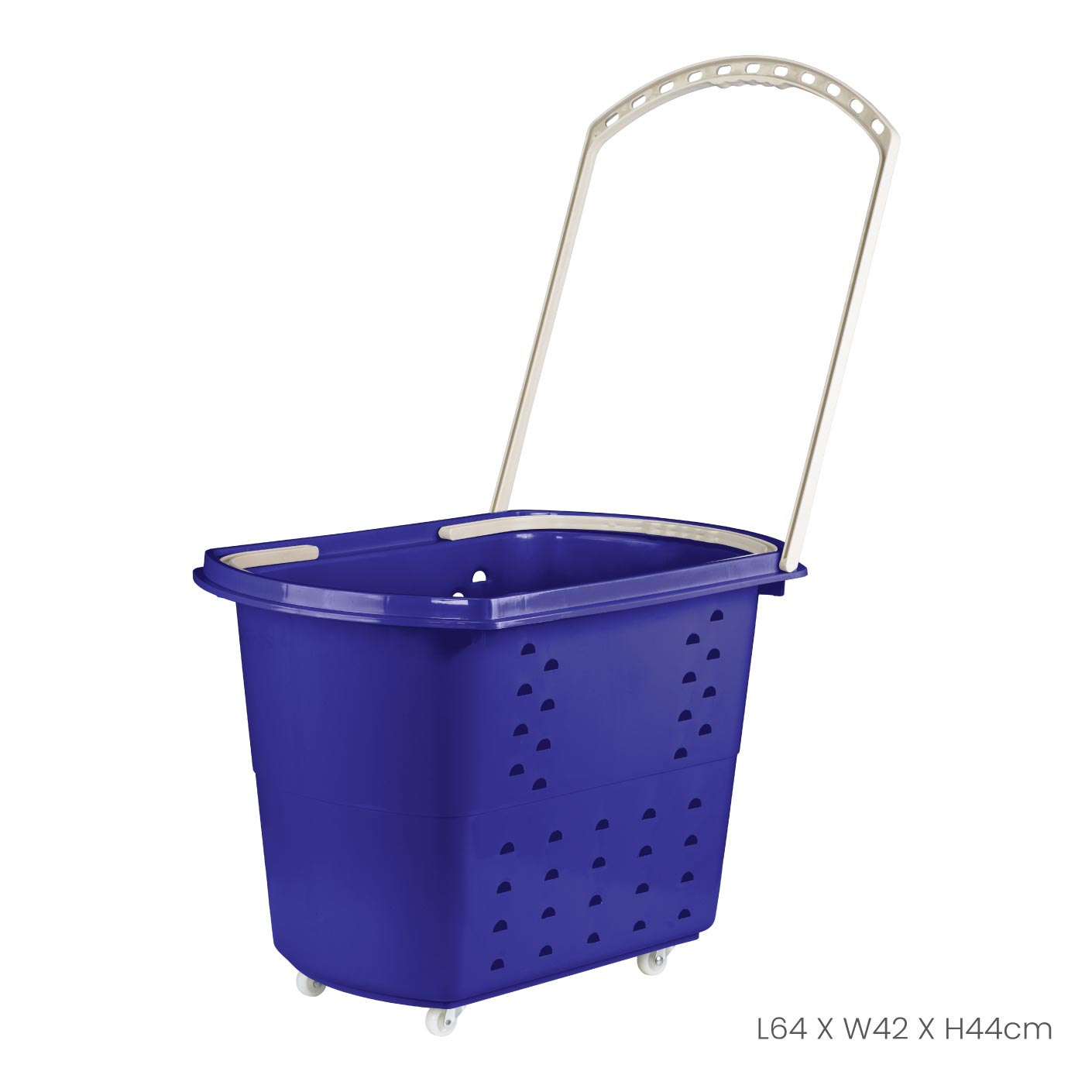 SHOPPING BASKET TROLLEY (4324)