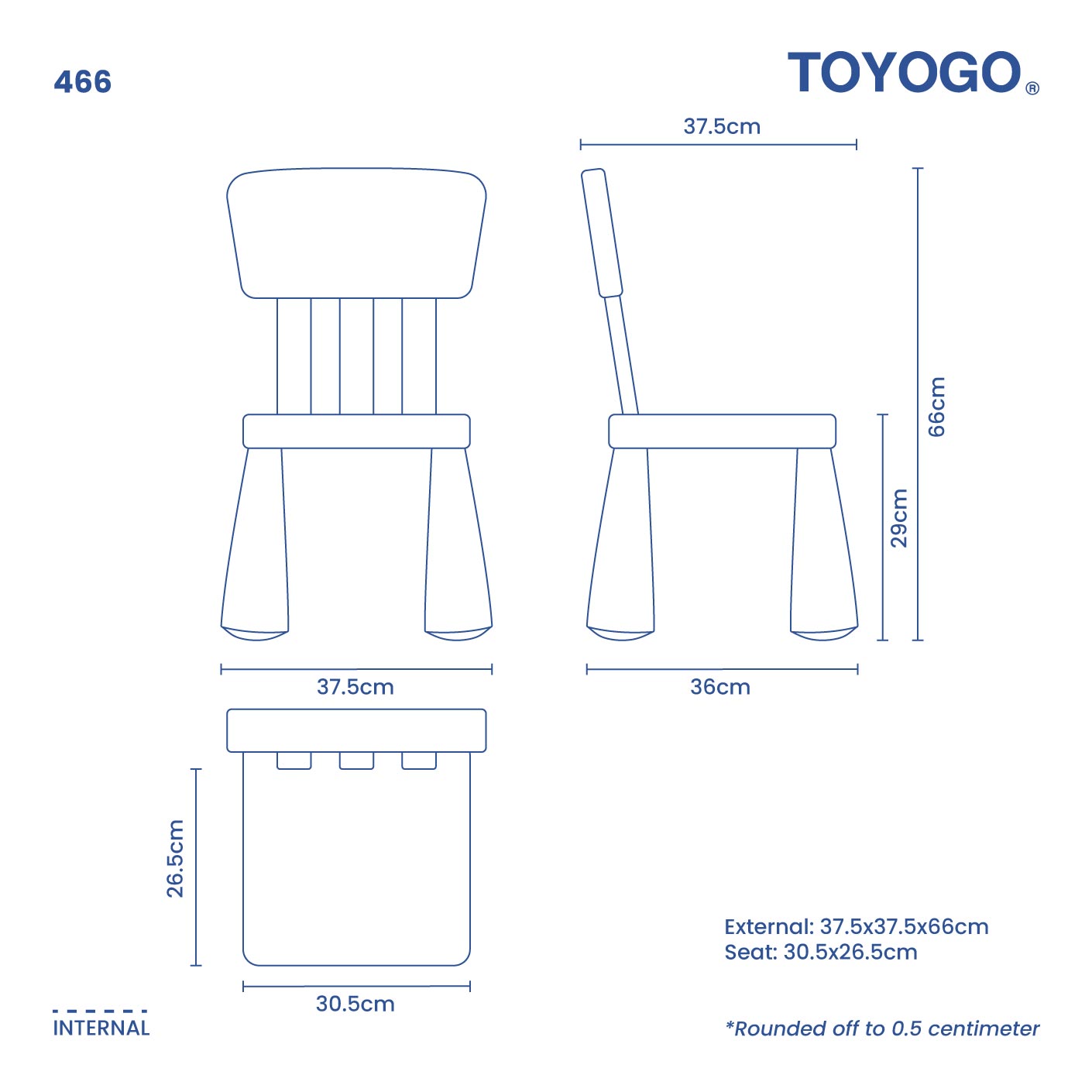 KIDS ROYAL CHAIR (466)