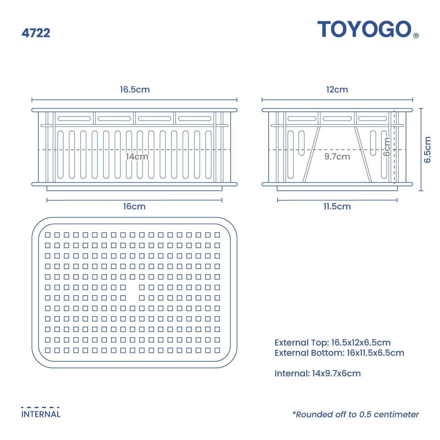 STACKABLE BASKET (S) (4722)