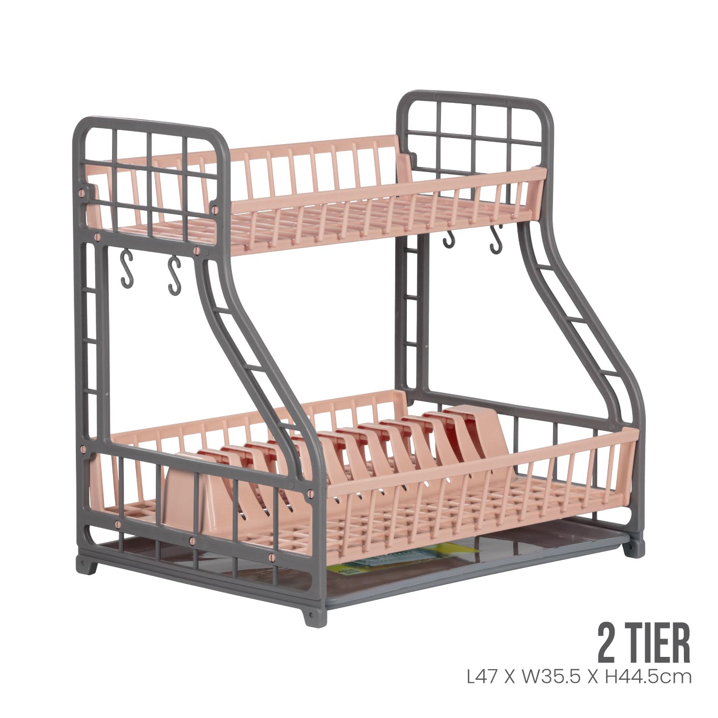 2 TIER AQUILY DISH RACK (4810) | TOYOGO Singapore – TOYOGO - CHUAN