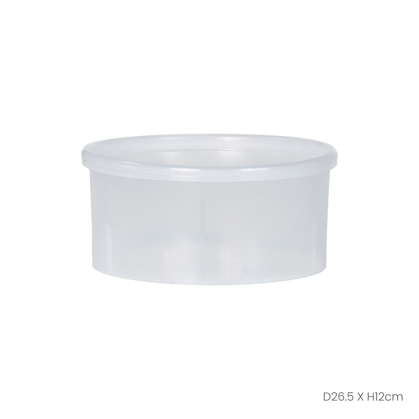 ROUND CONTAINER LOW W/LID (5016)